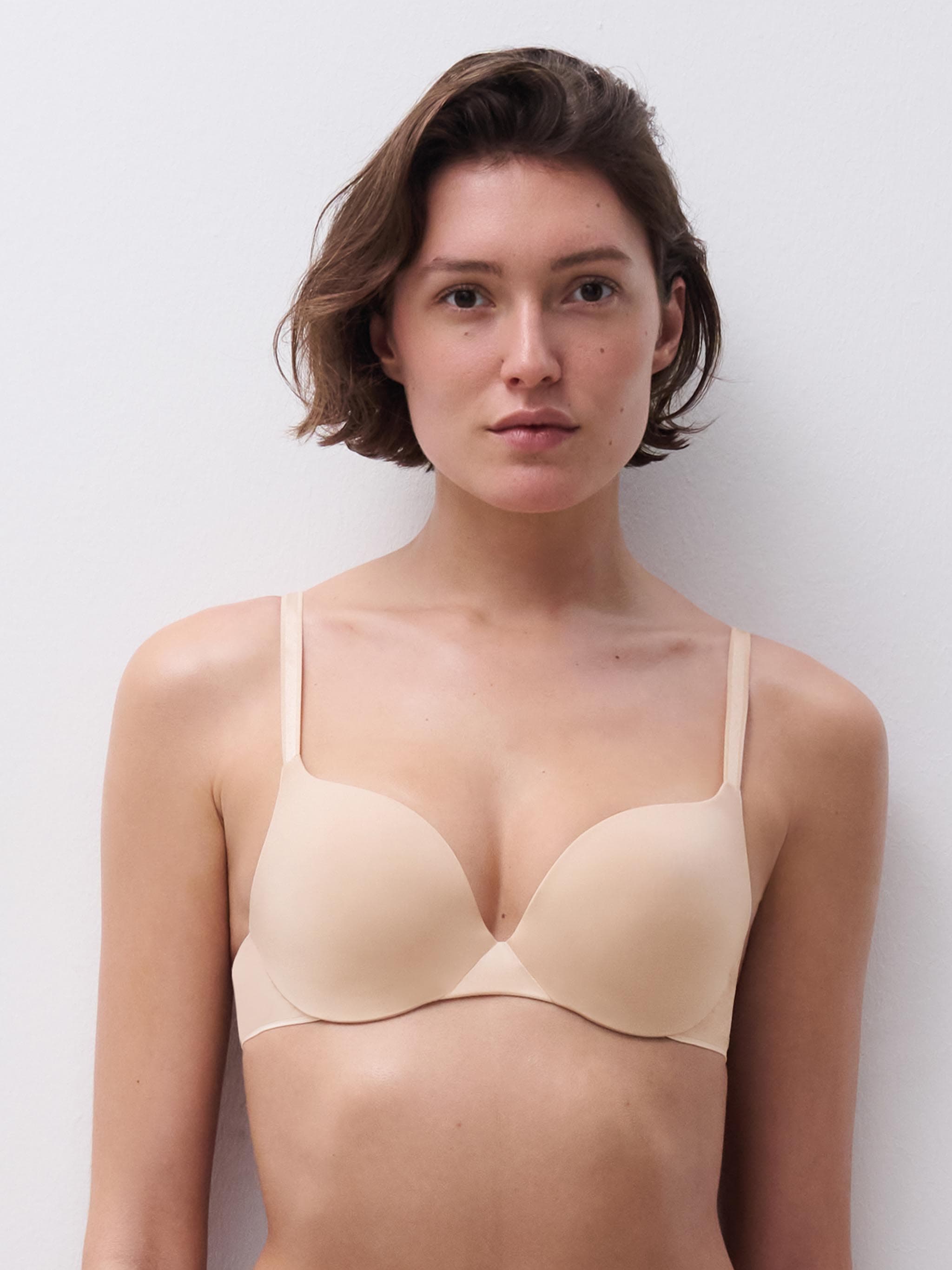 Soutien-gorge coques push-up - Beige doré
