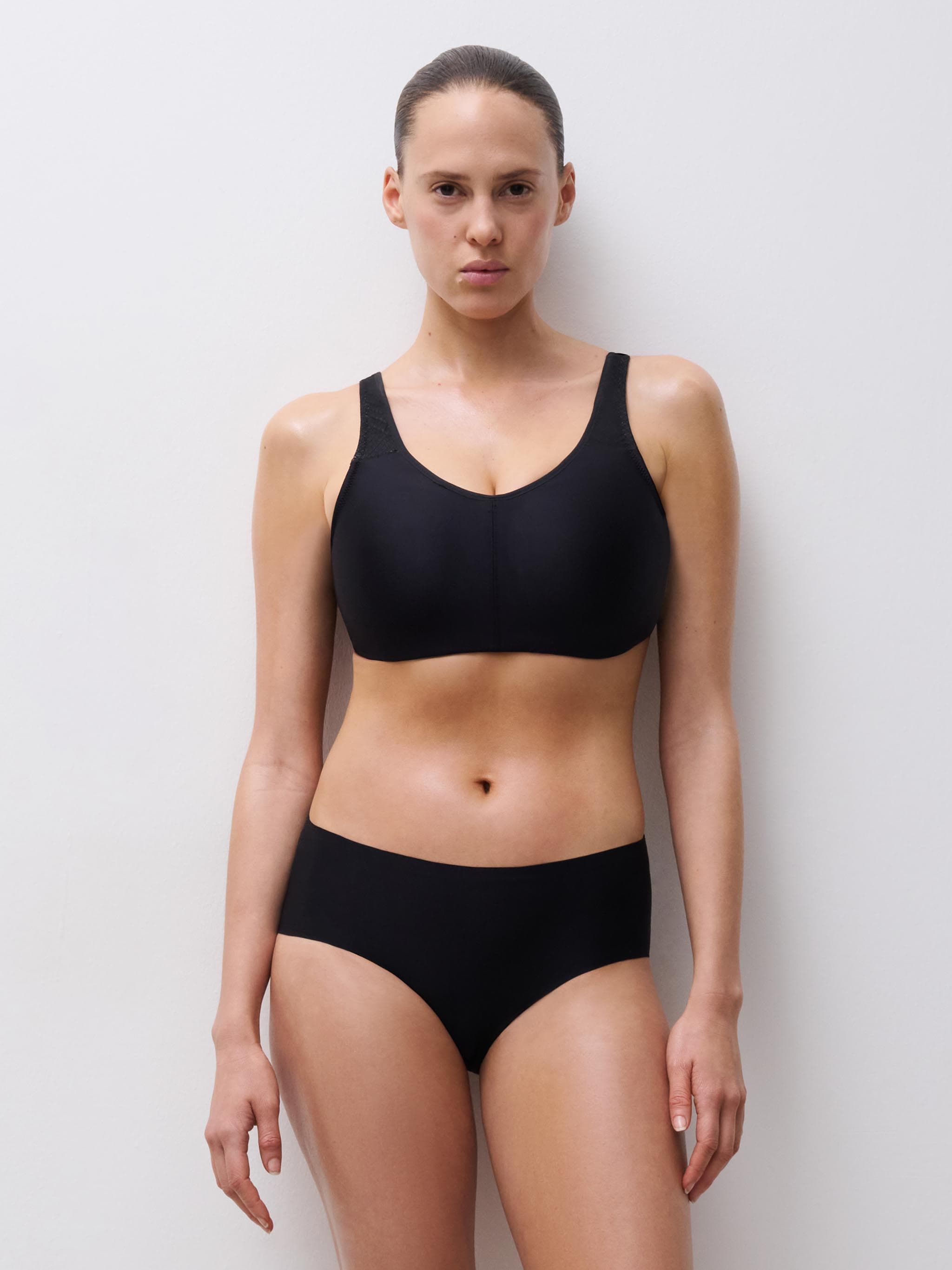 Soutien-gorge moulé emboîtant - Noir