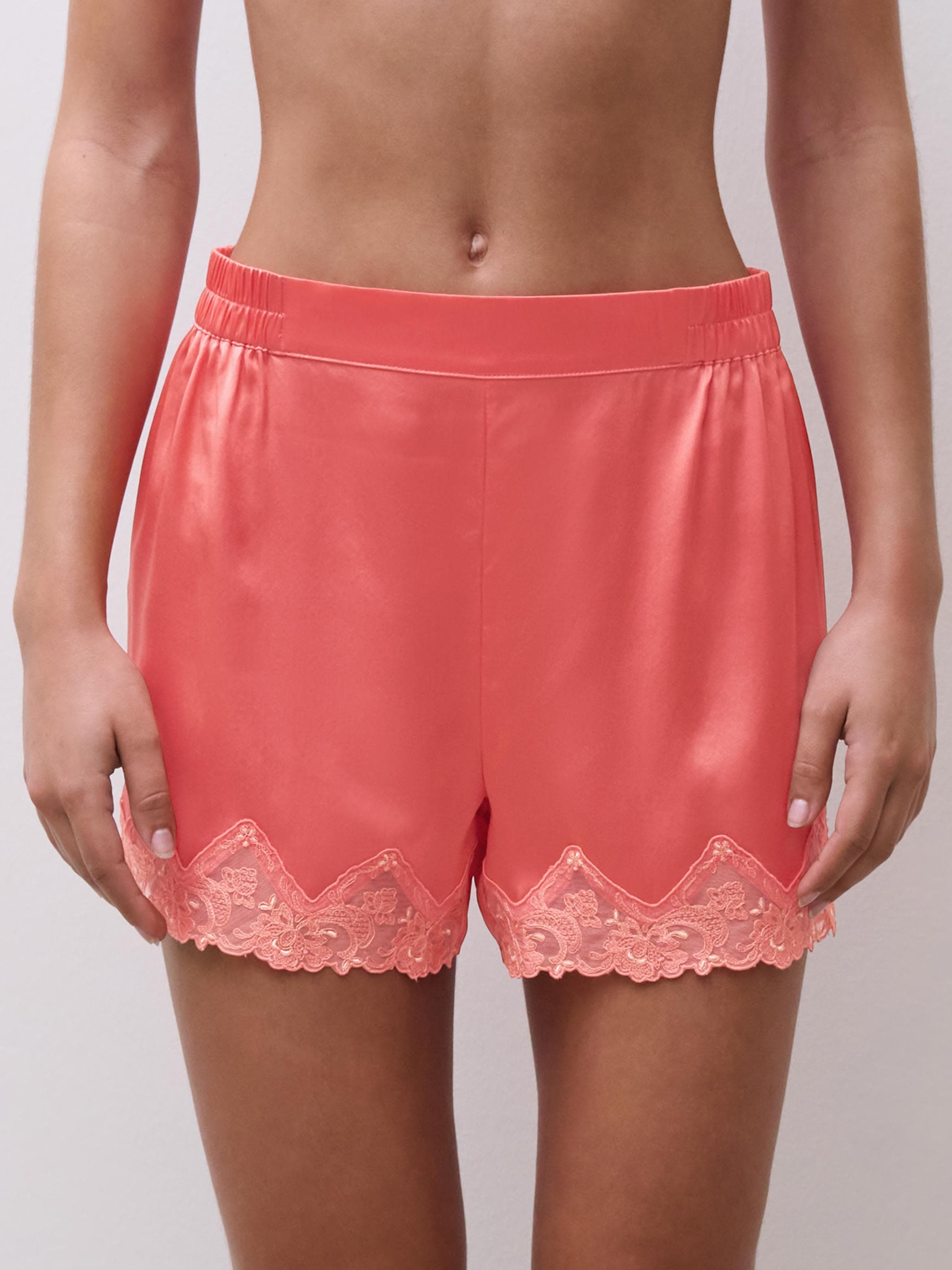 Short - Corail / Jaune tournesol