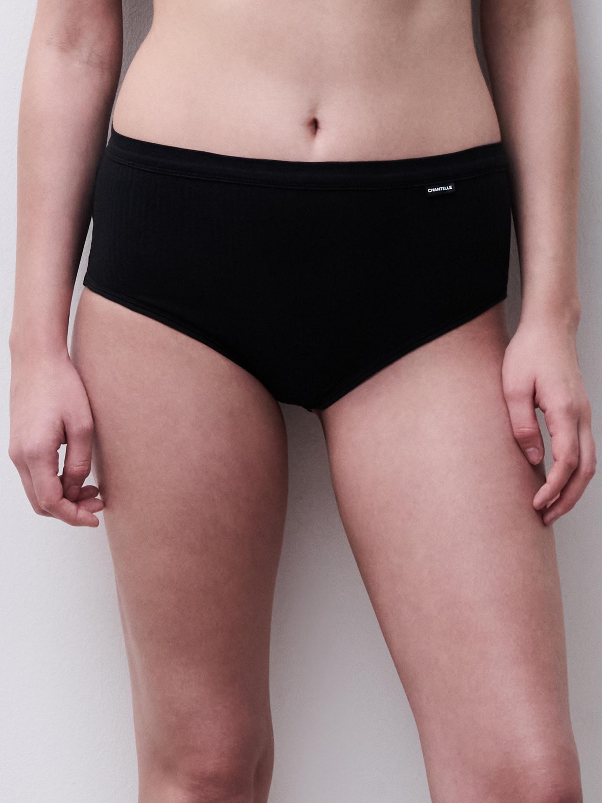 Culotte taille haute - Noir