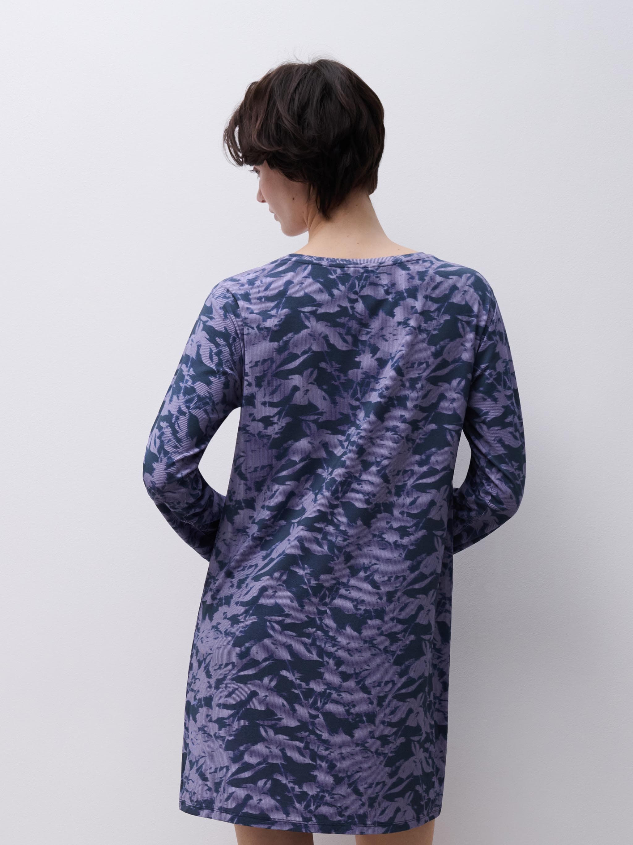 Chemise de nuit manches longues
