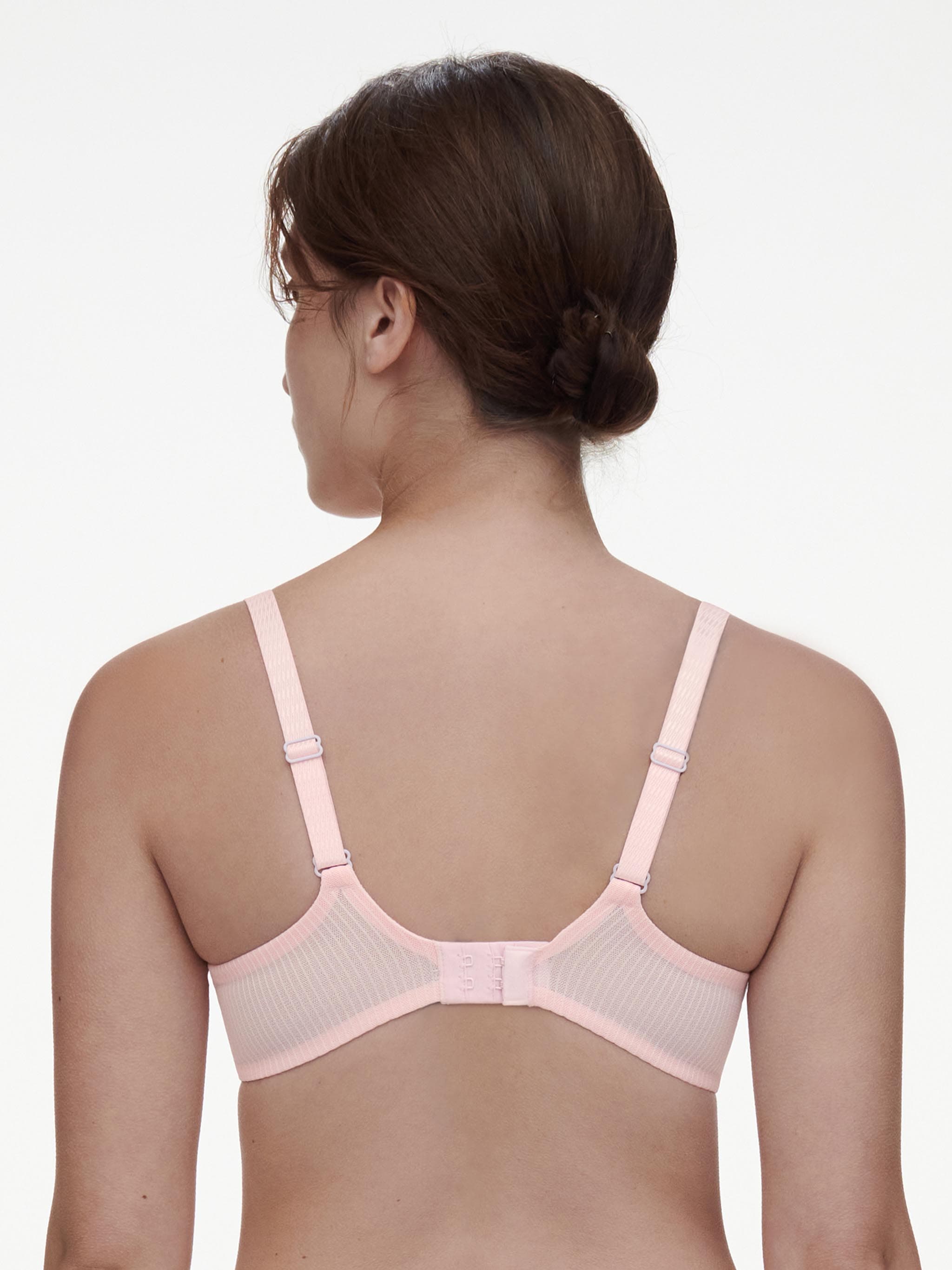 Soutien-gorge coques plongeant - Rose nymphea / Corail