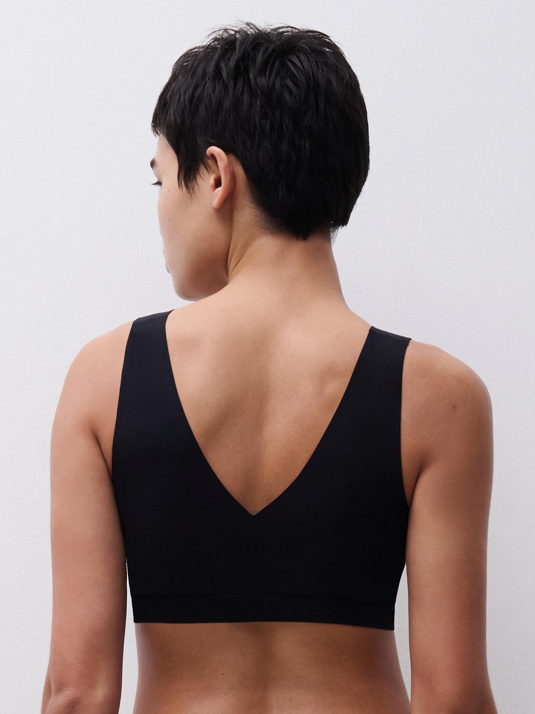 Brassière coques V Neck - Noir