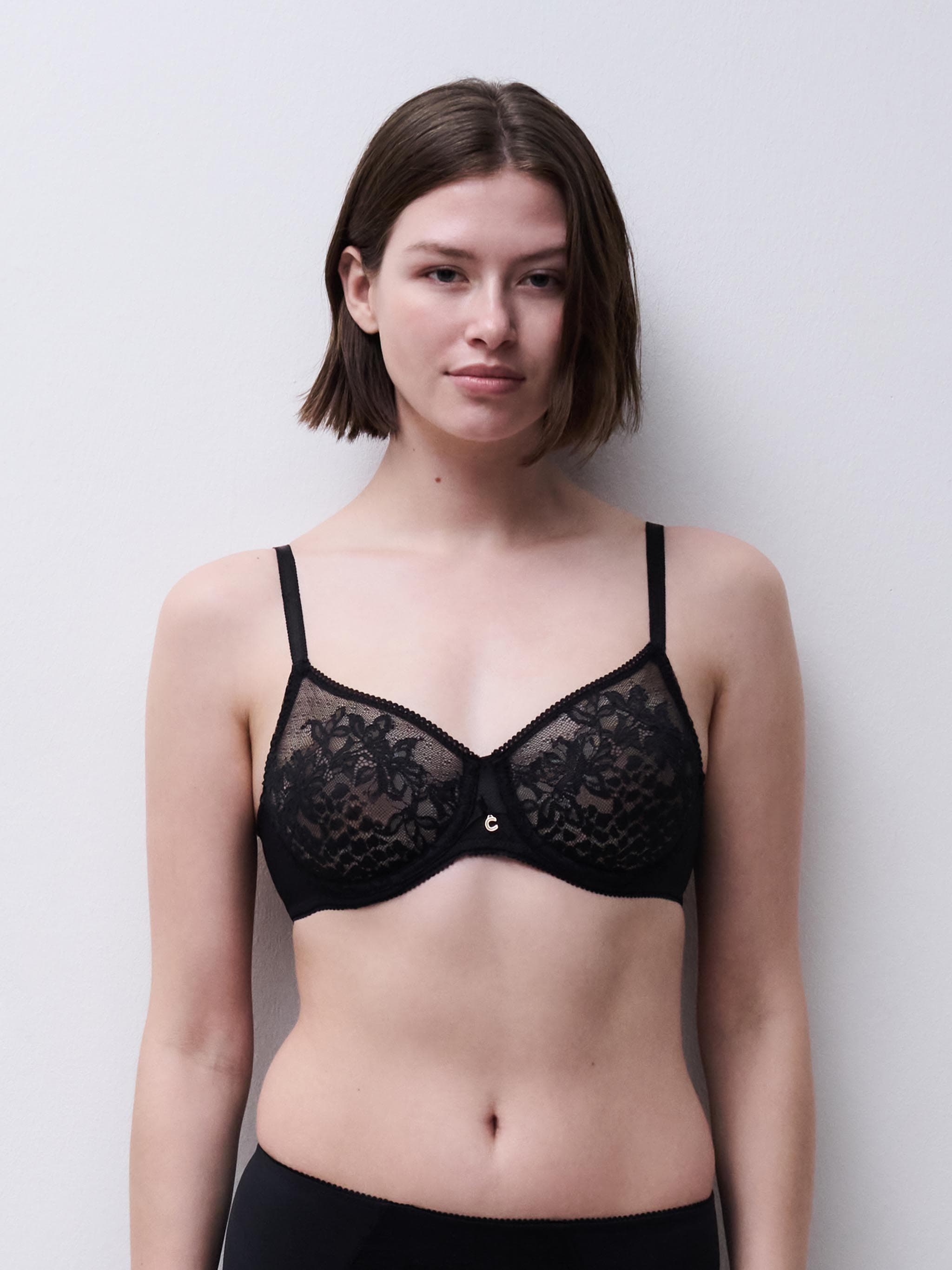 Soutien-gorge moulé emboîtant - Noir