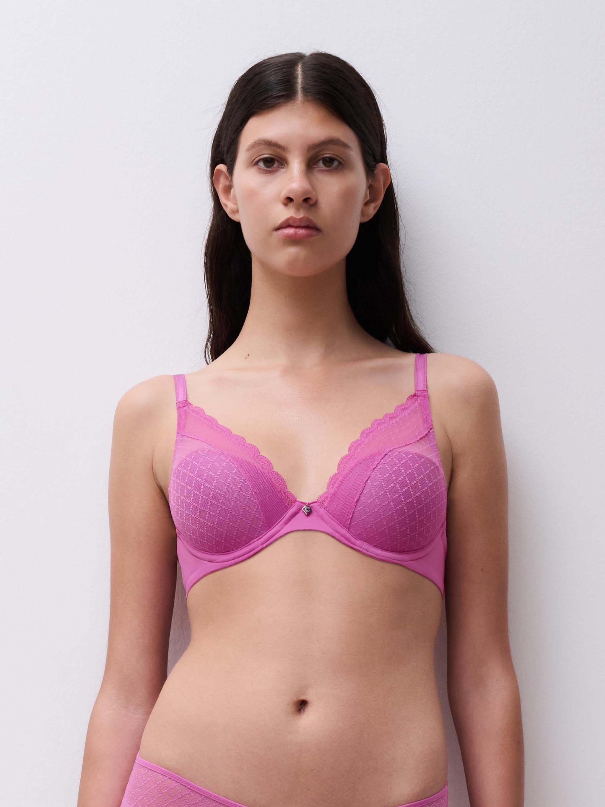 Soutien-gorge coques plongeant - Rosebud