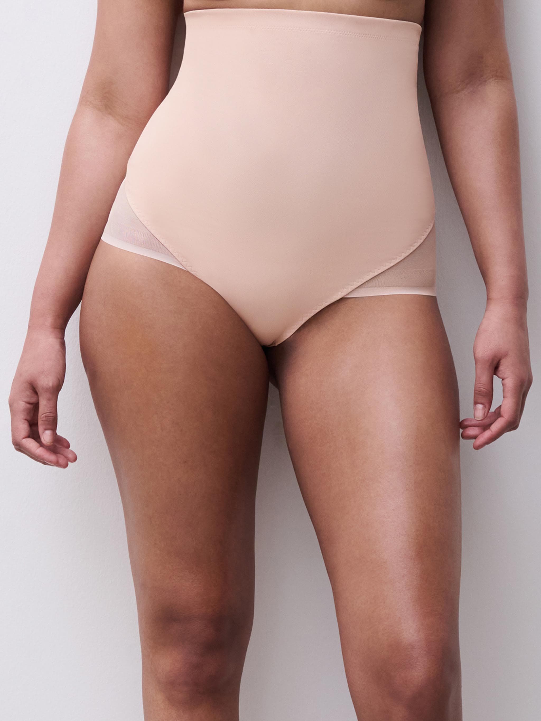 Culotte gainante taille très haute - Beige doré