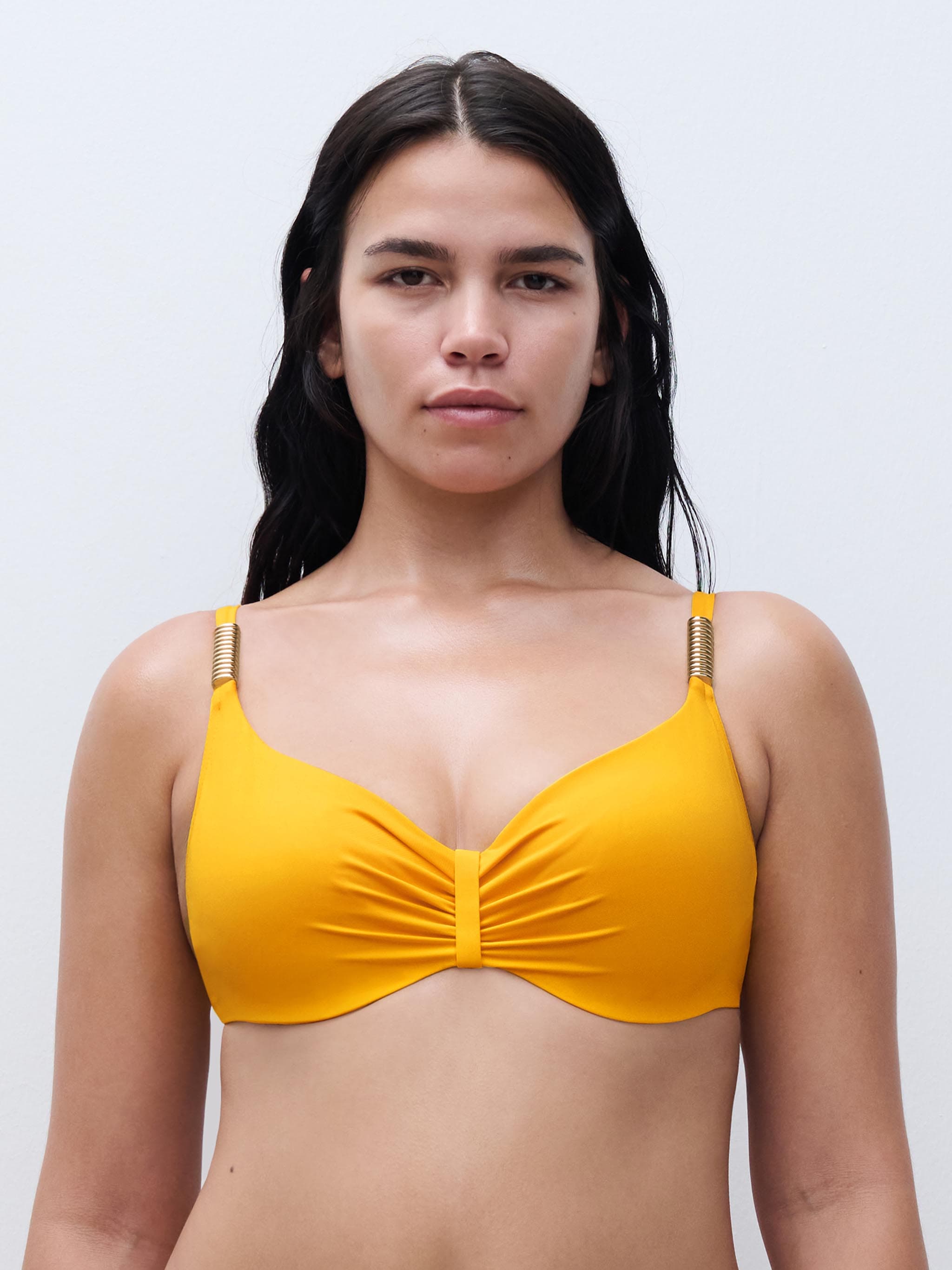 Haut de maillot de bain armatures emboîtant - Mangue