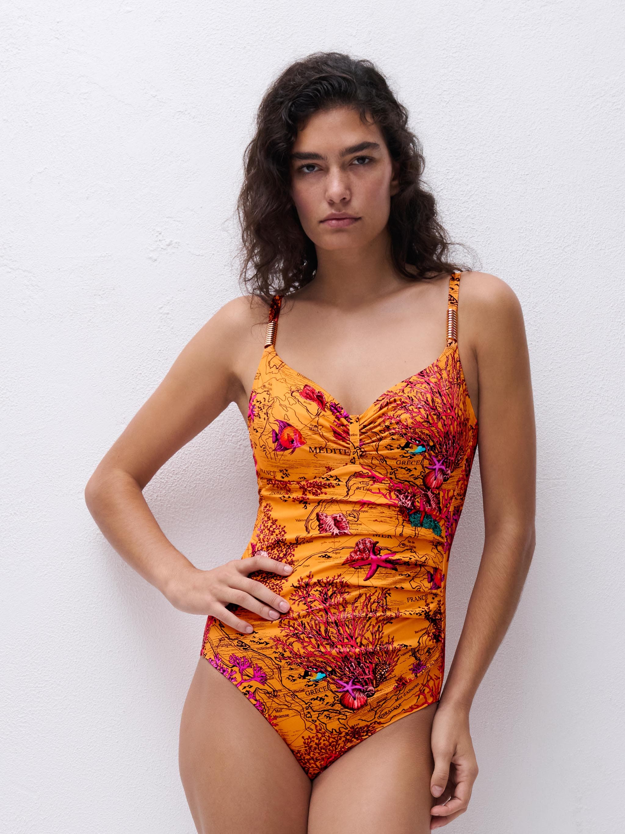 Maillot de bain 1 pièce emboîtant - Light mediterranean