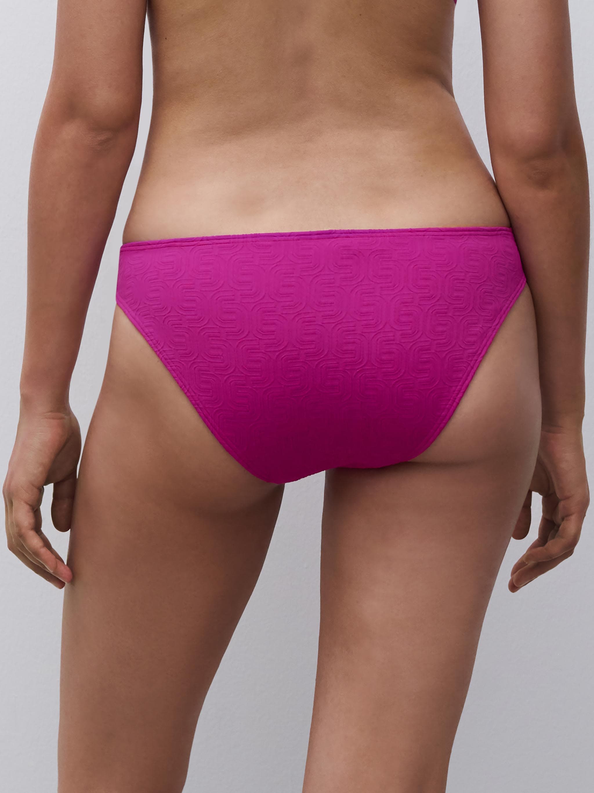 Bas de maillot de bain slip - Fuchsia tyrien