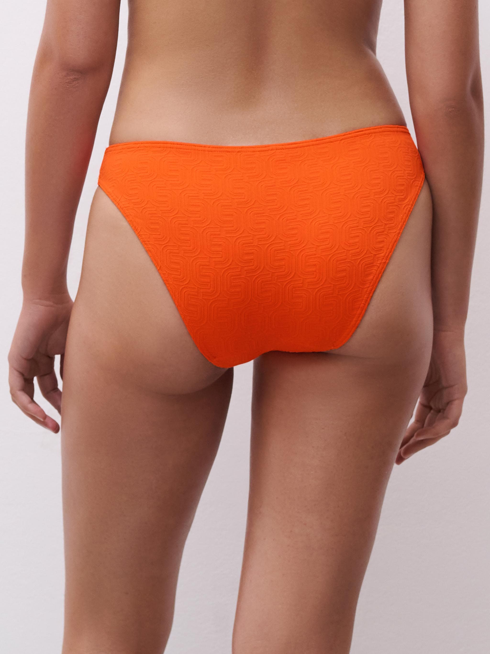 Bas de maillot de bain slip - Savane orange