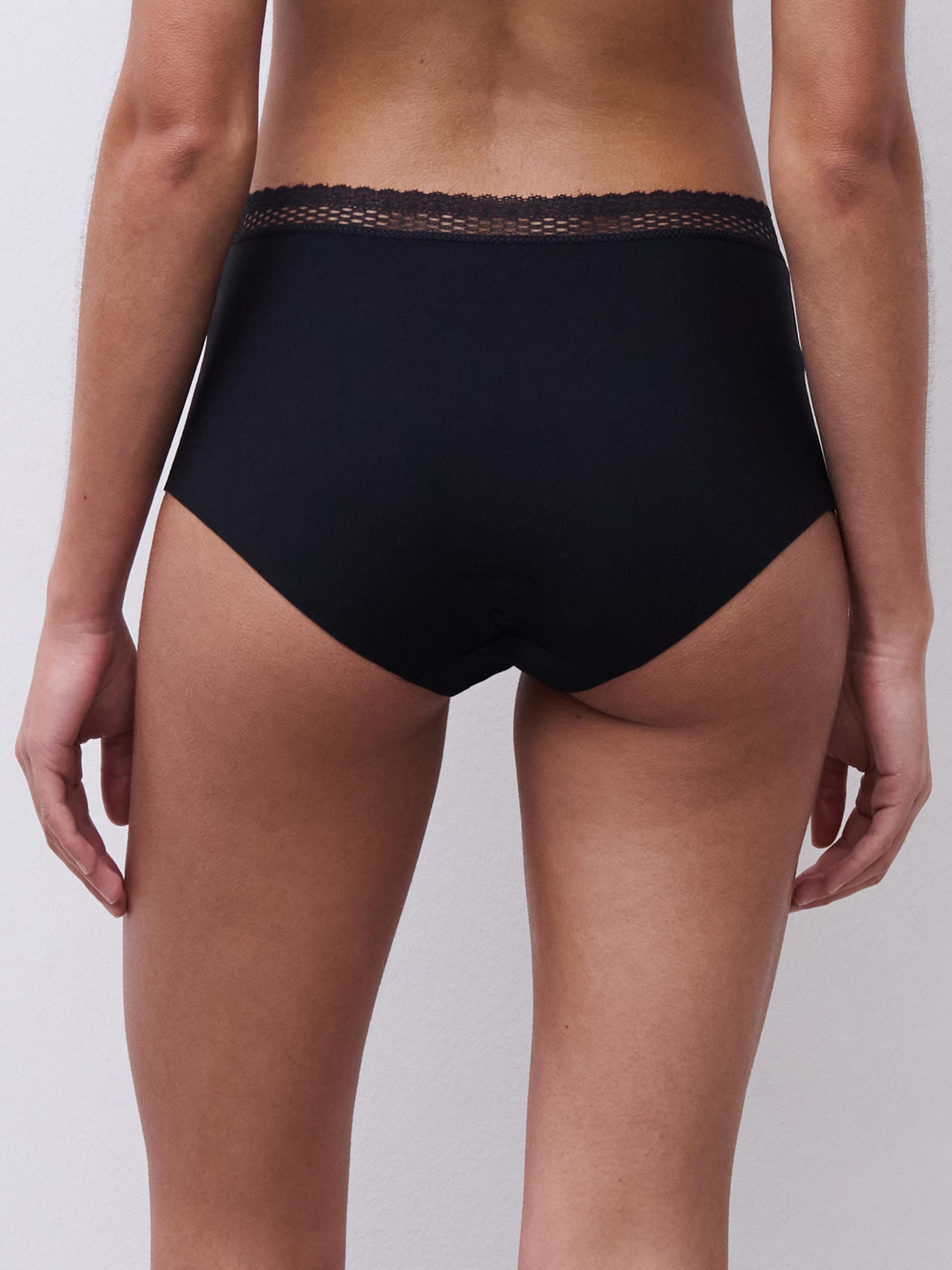 Culotte taille haute - Noir