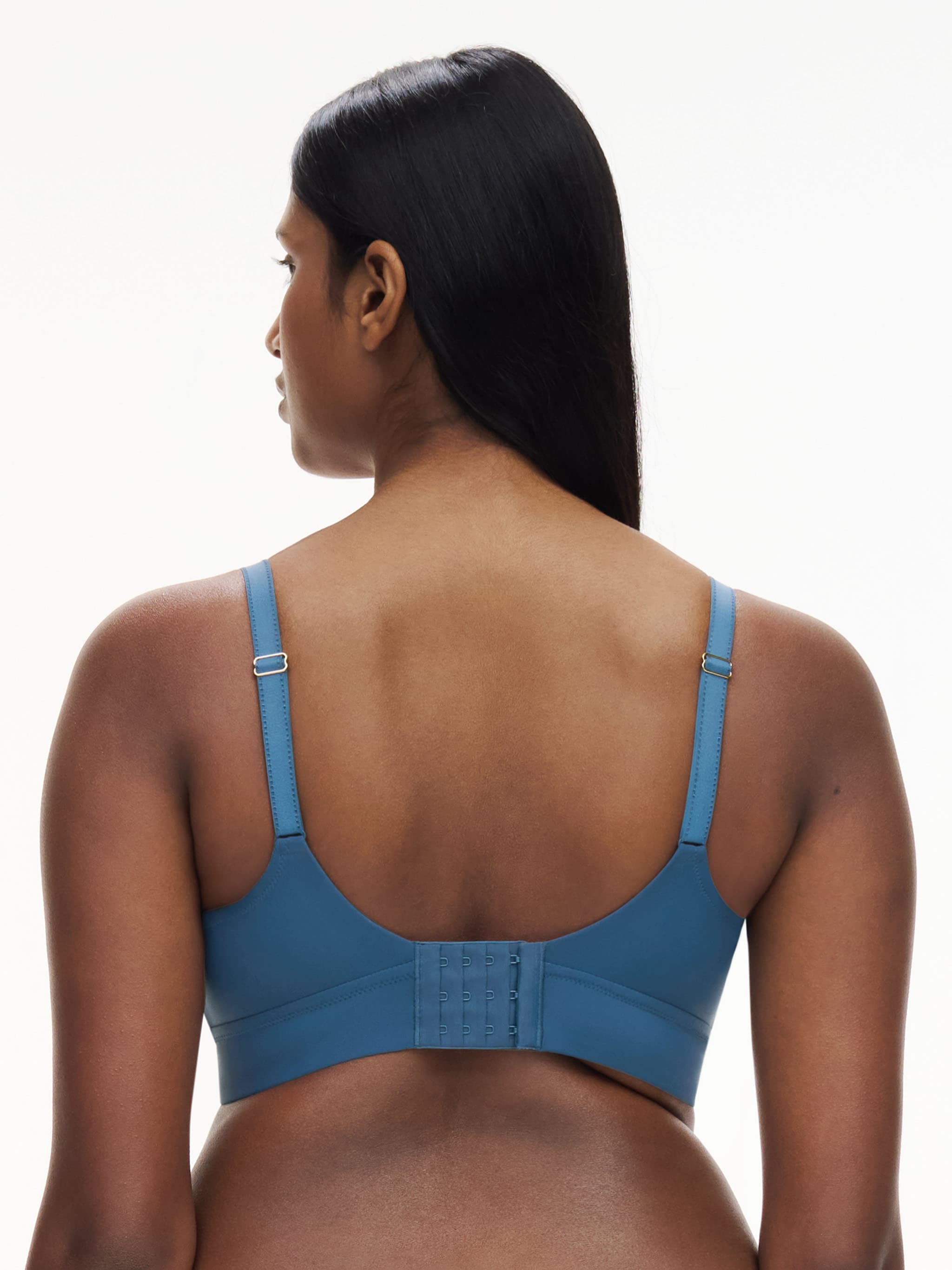 Soutien-gorge sans armature maintien mousse - Bleu jeans