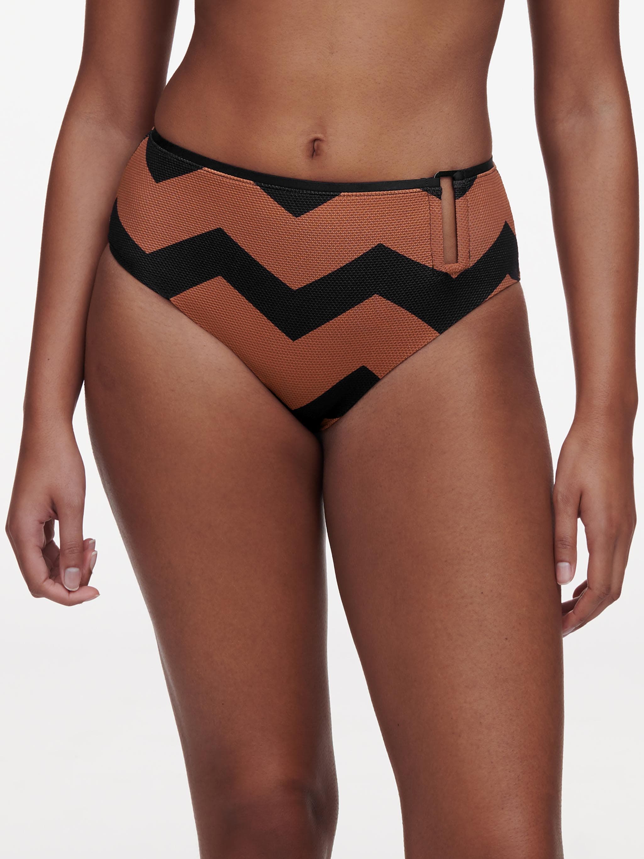 Bas de maillot de bain culotte taille haute - Terre hypnotique