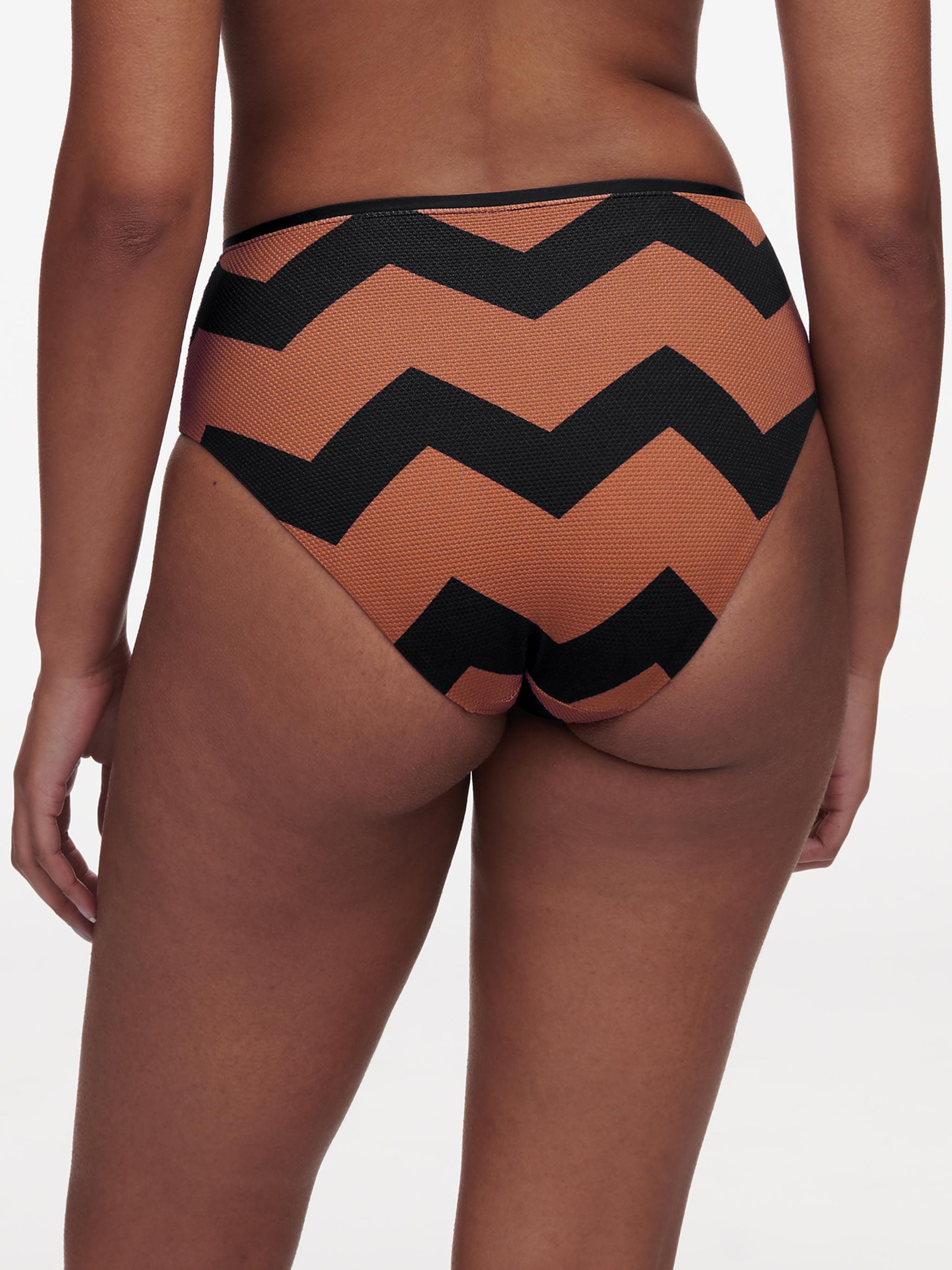Bas de maillot de bain culotte taille haute - Terre hypnotique