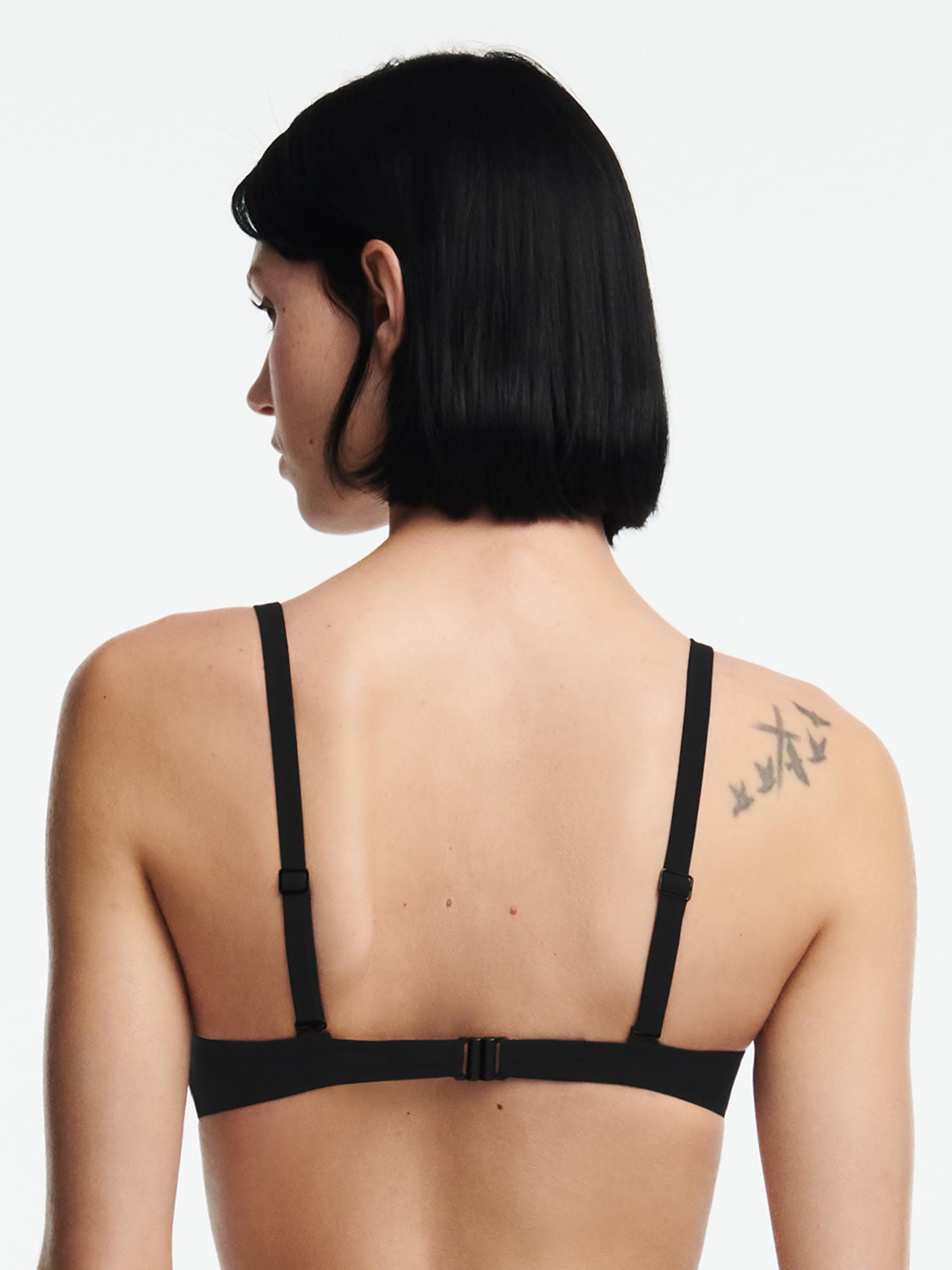 Soutien-gorge corbeille mémoire de forme bretelles multi-positions - Noir
