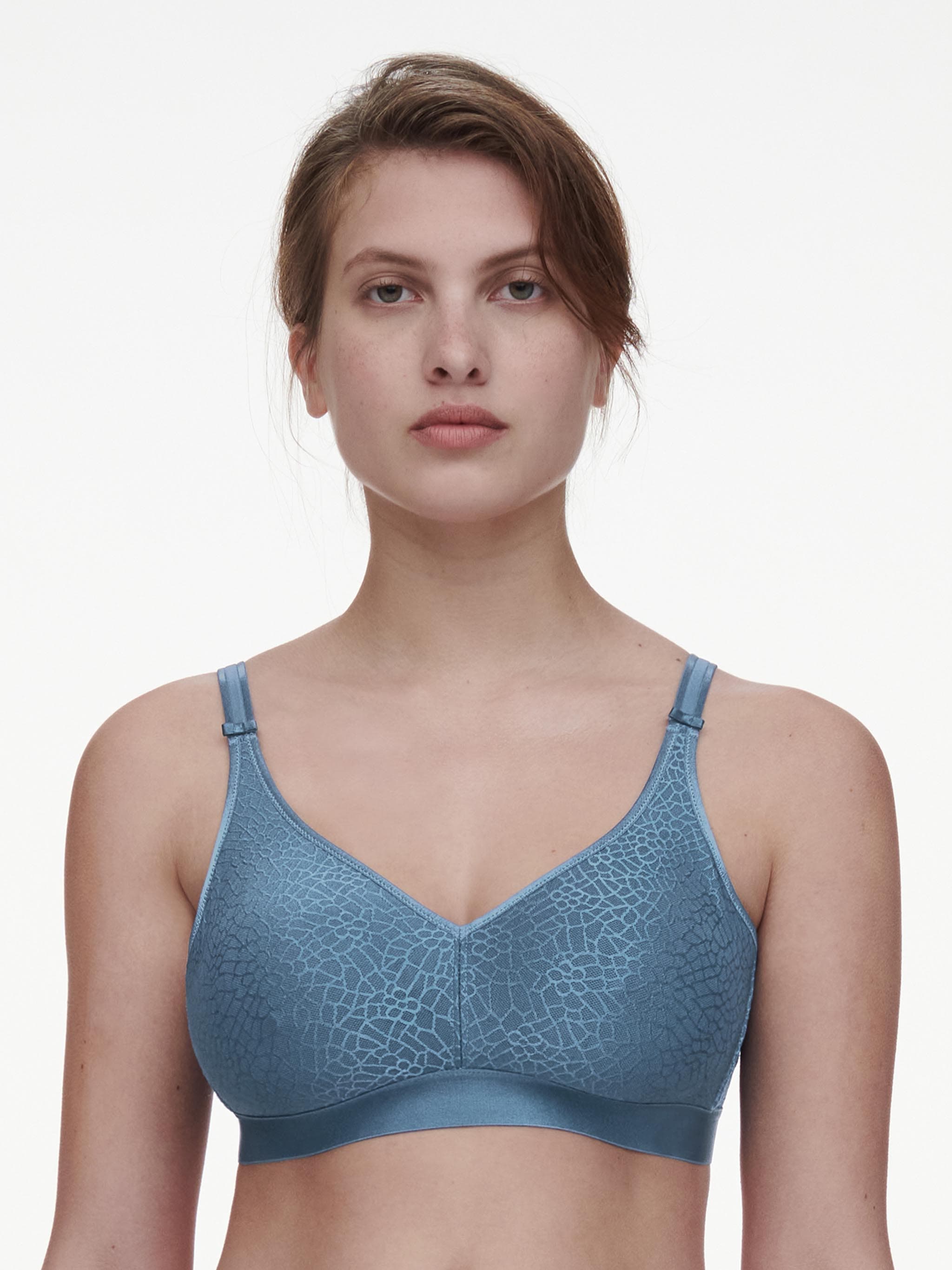 Soutien-gorge sans armature maintien - Bleu jeans