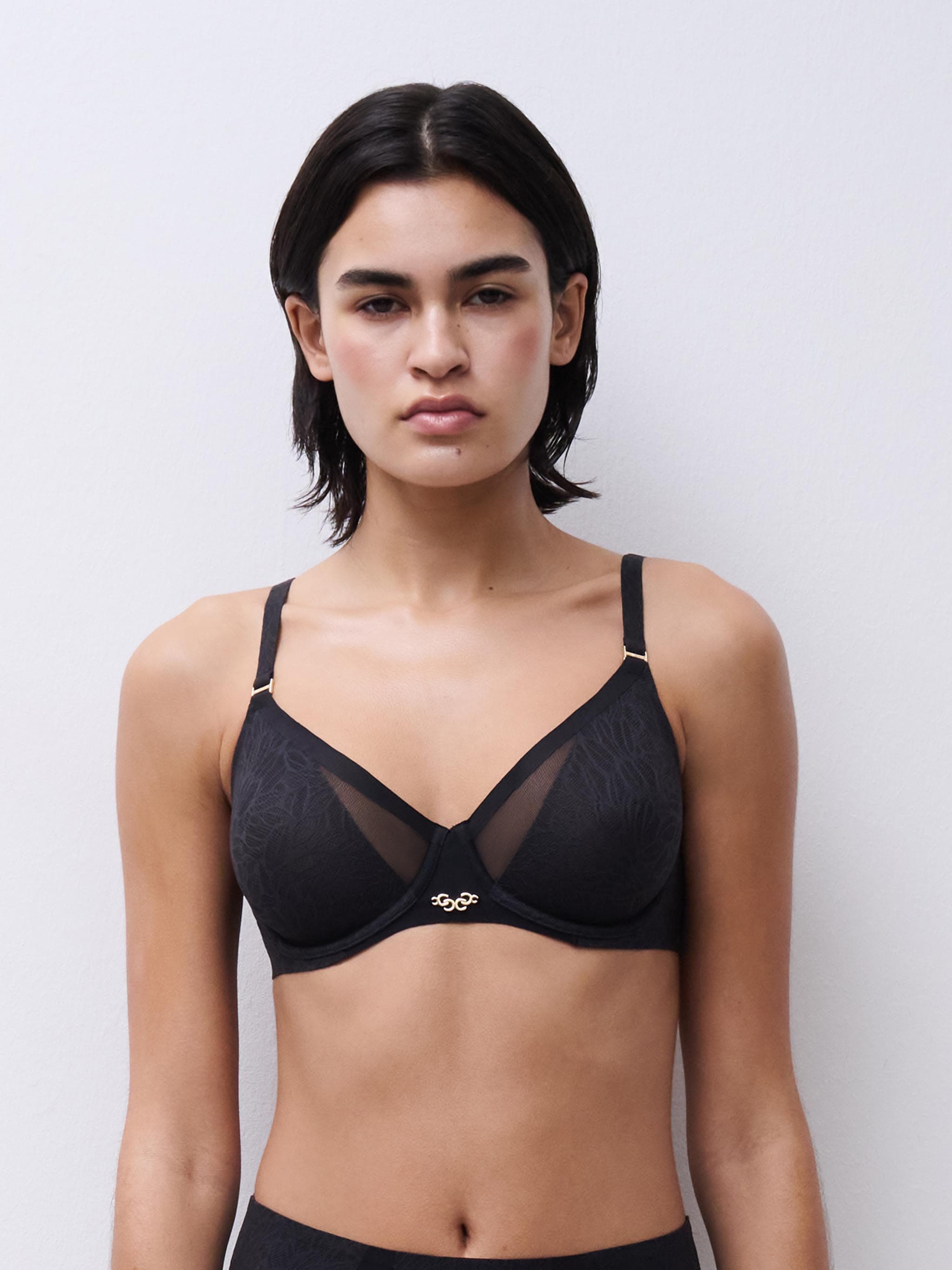 Soutien-gorge moulé emboîtant - Noir