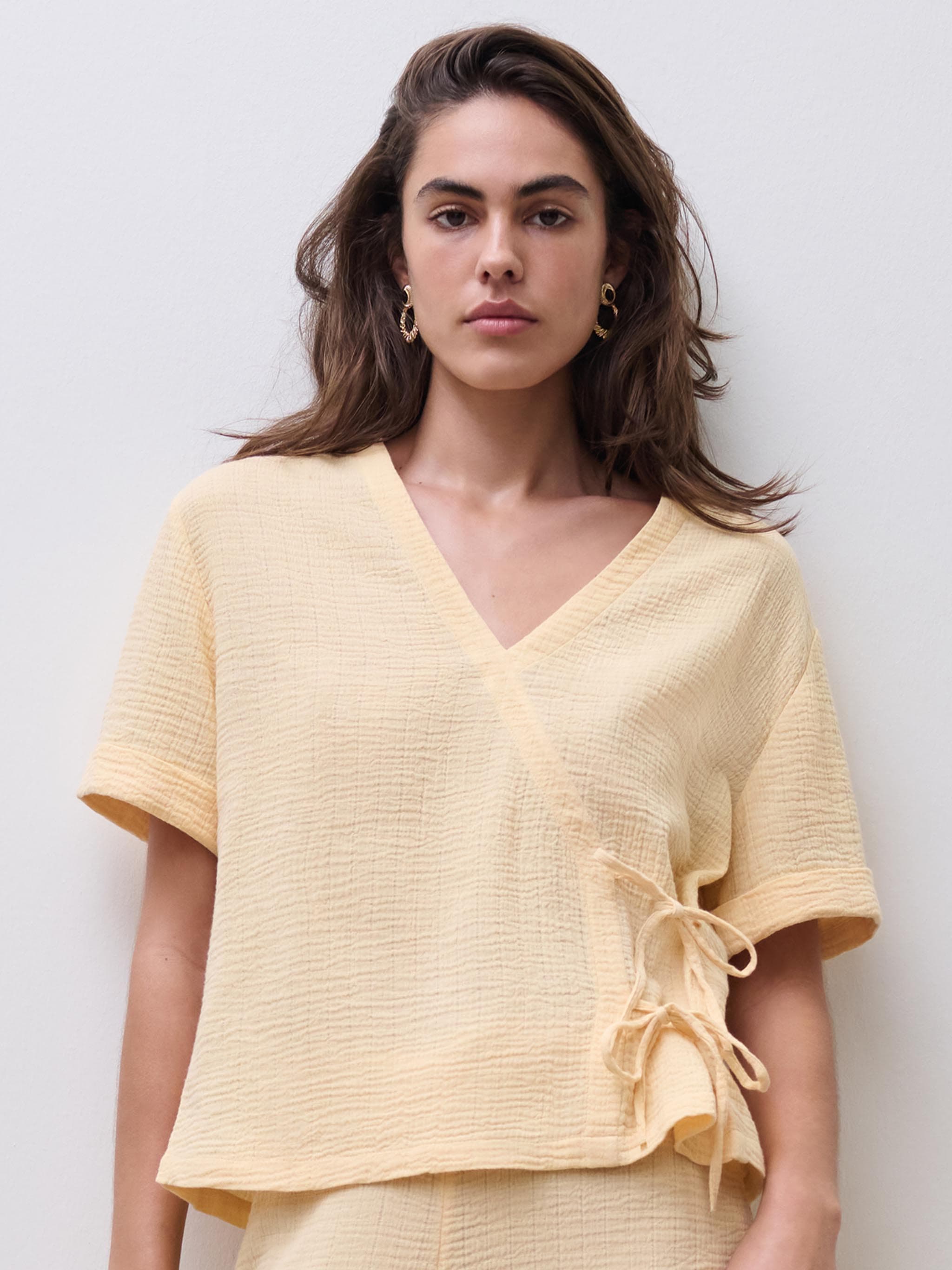T-shirt manches courtes - Jaune tournesol