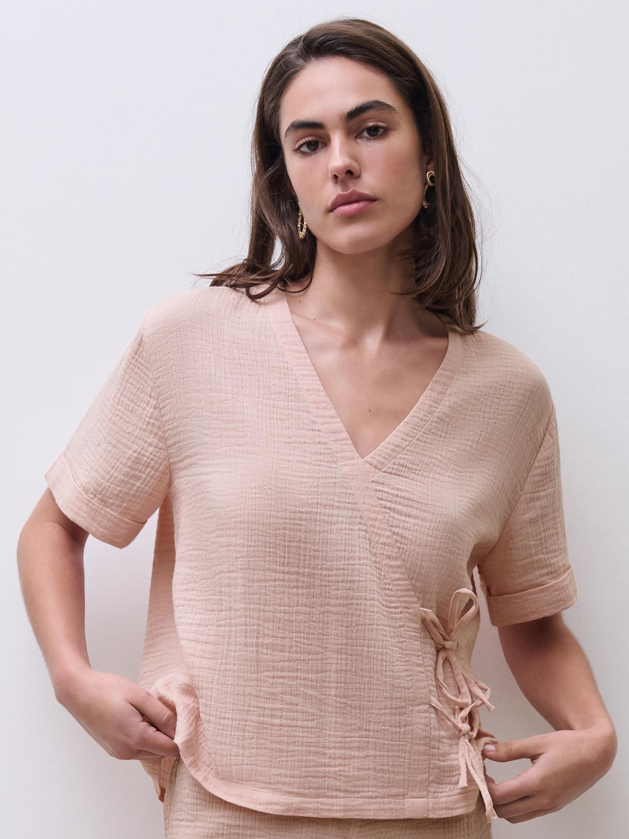 T-shirt manches courtes - Smoke rose