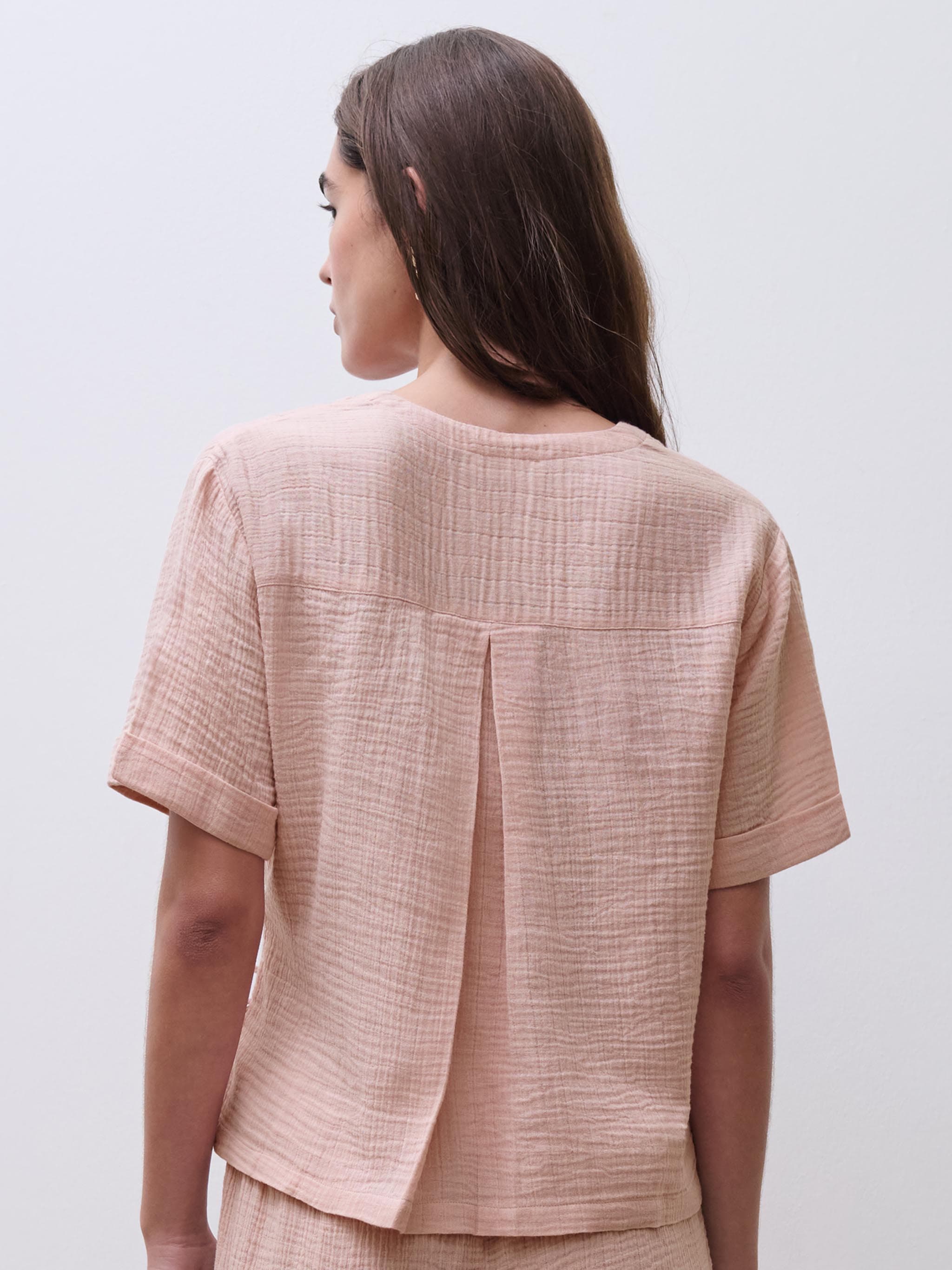 T-shirt manches courtes - Smoke rose