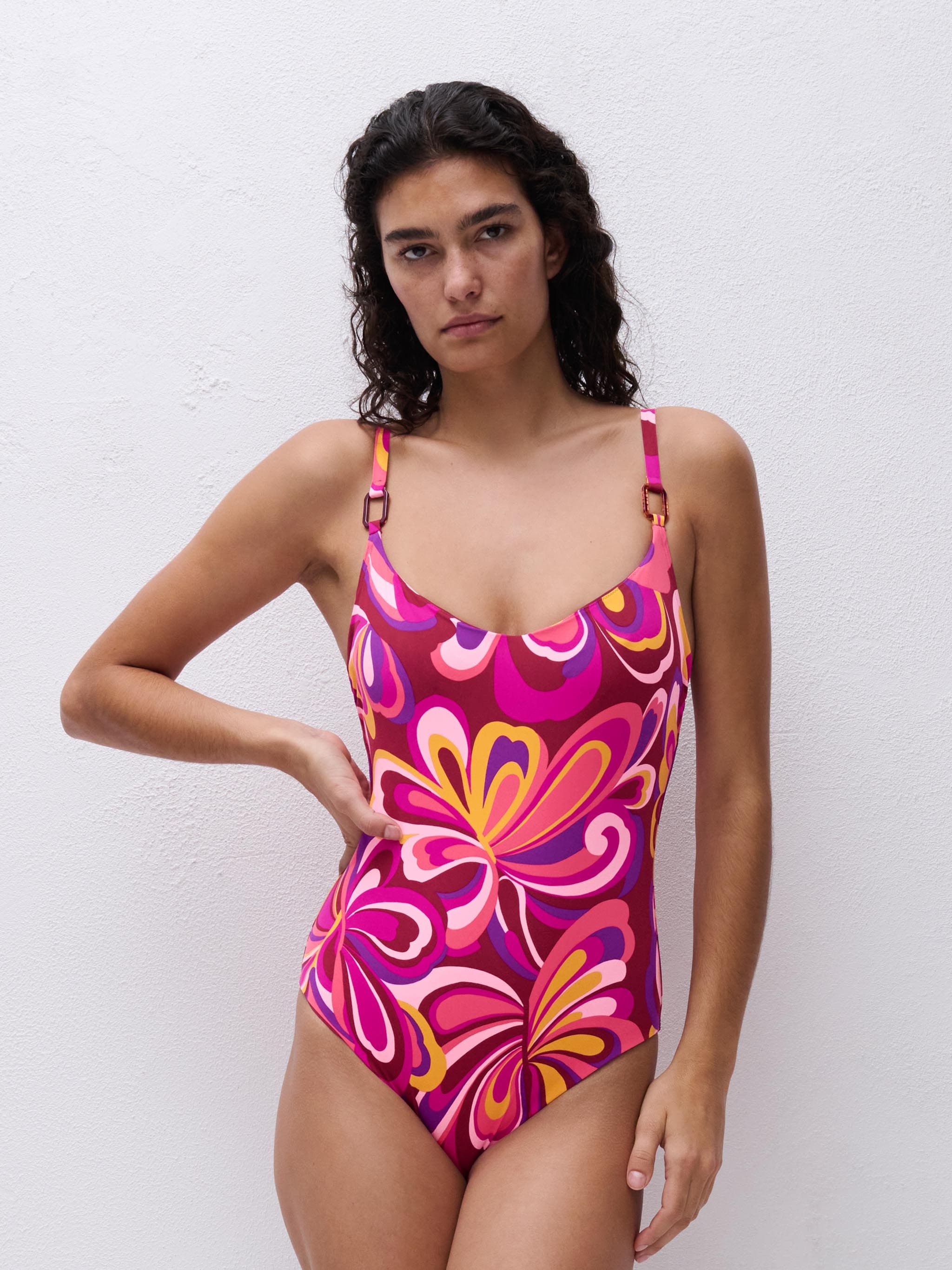 Maillot de bain 1 pièce emboîtant - Solar psyche