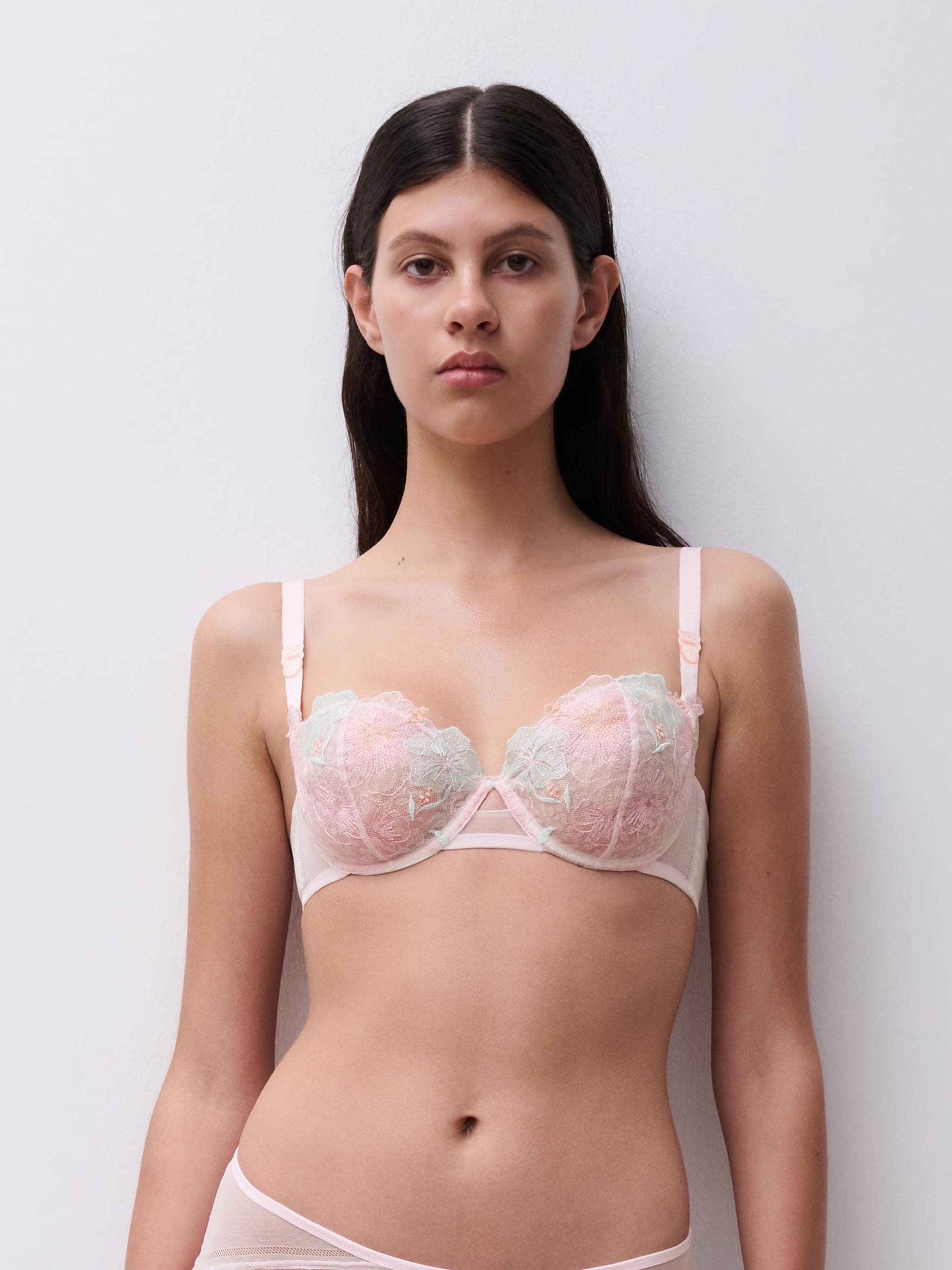 Soutien-gorge corbeille - Bouquet pastel