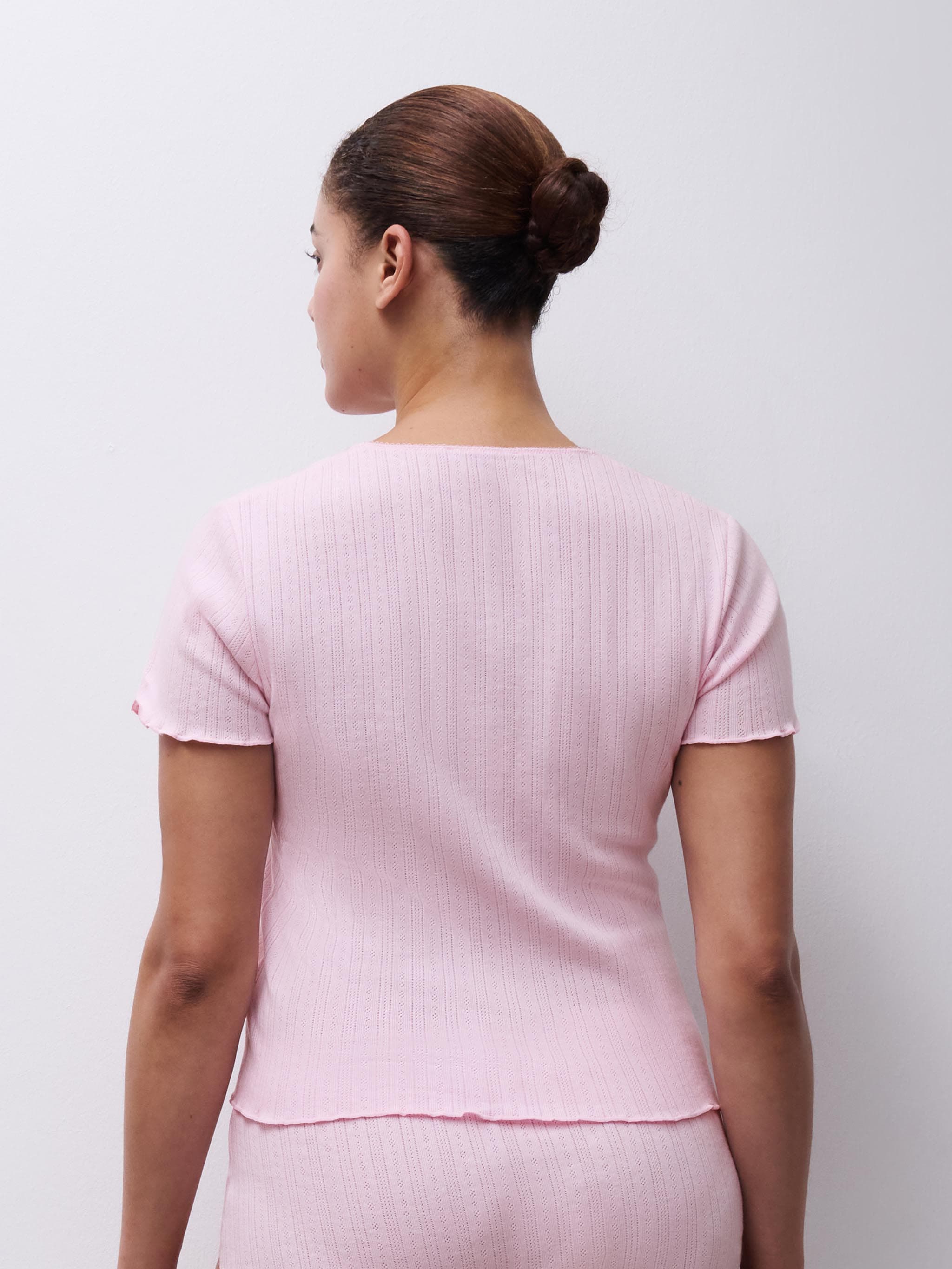 T-shirt manches courtes - Pétale blush