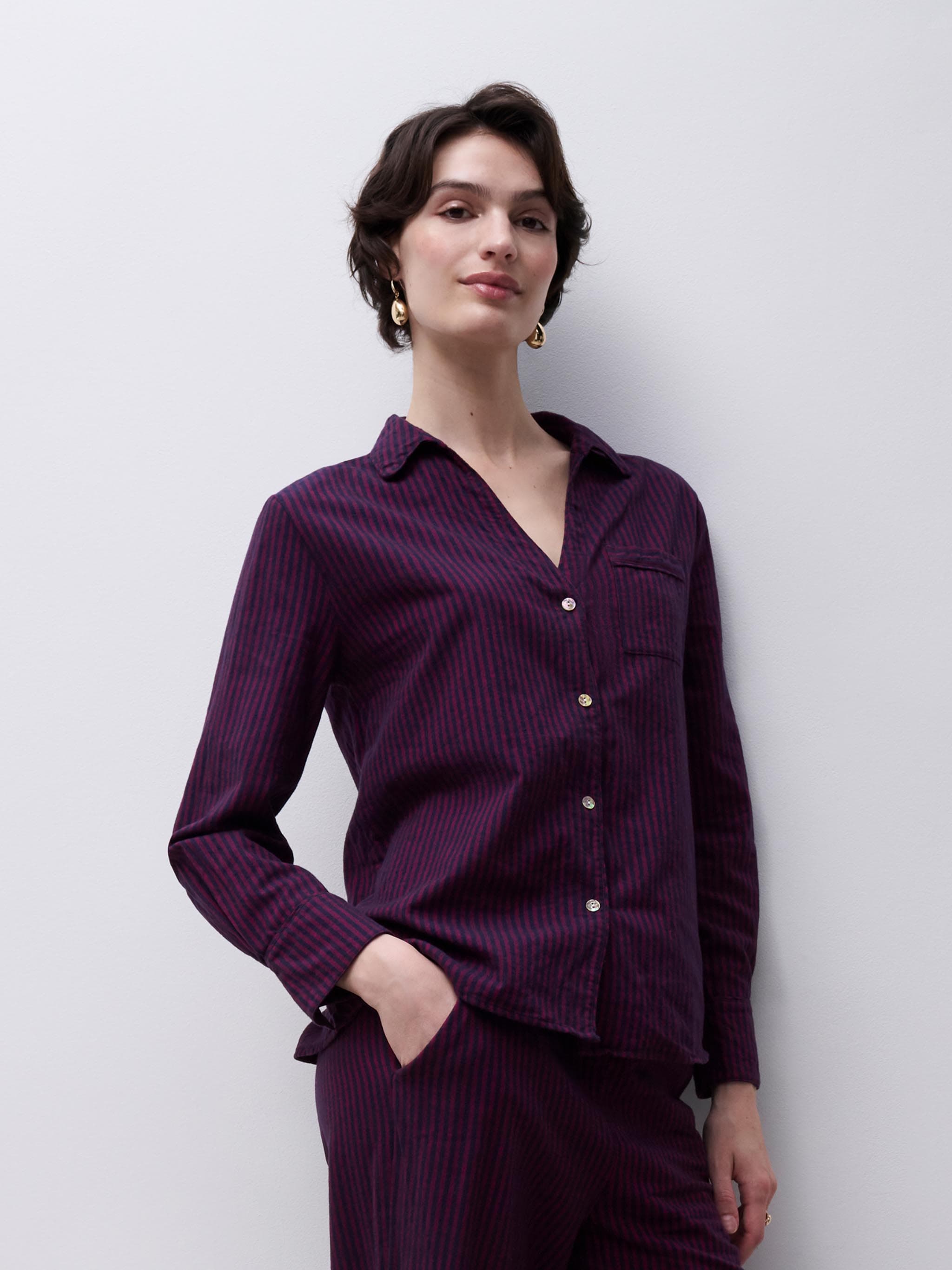 Chemise manches longues