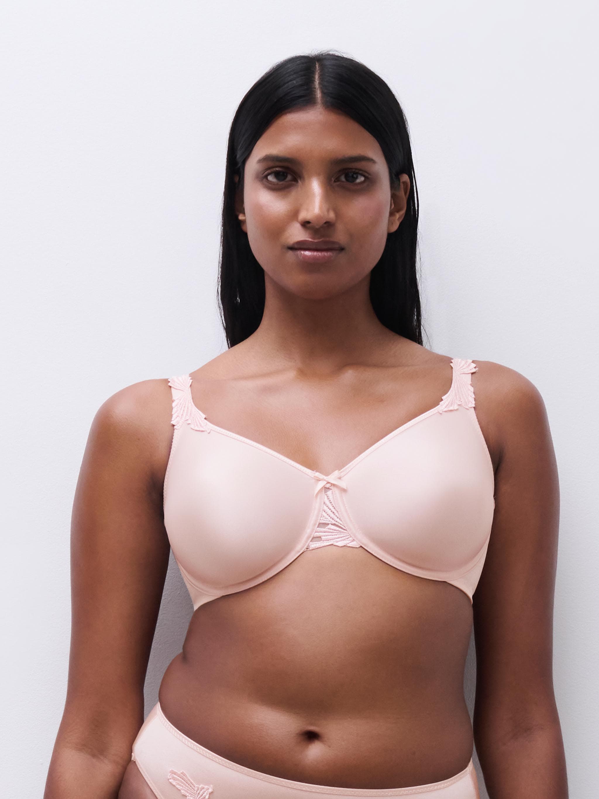 Soutien-gorge moulé emboîtant - Rose taffetas