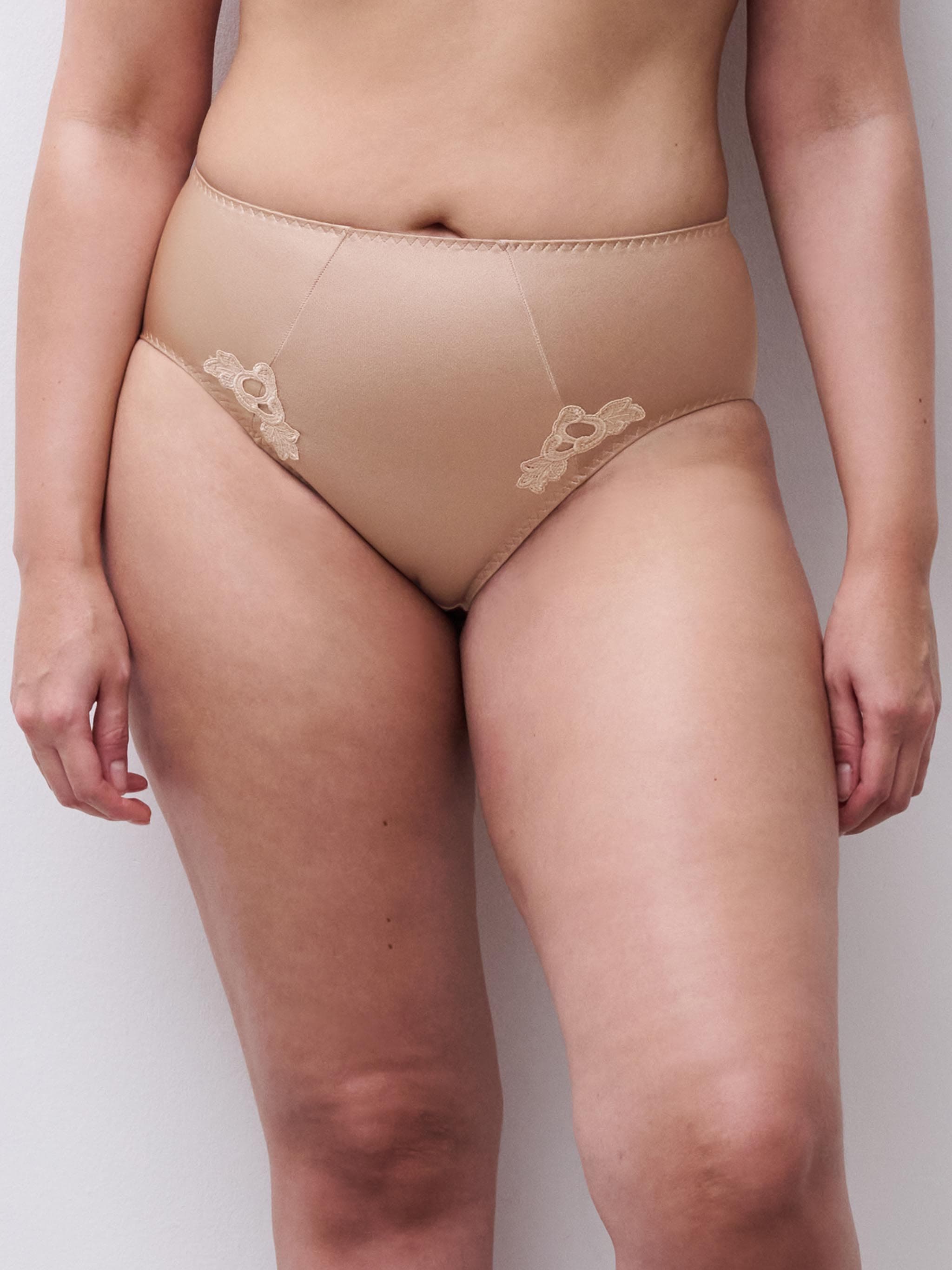 Culotte taille haute - Beige