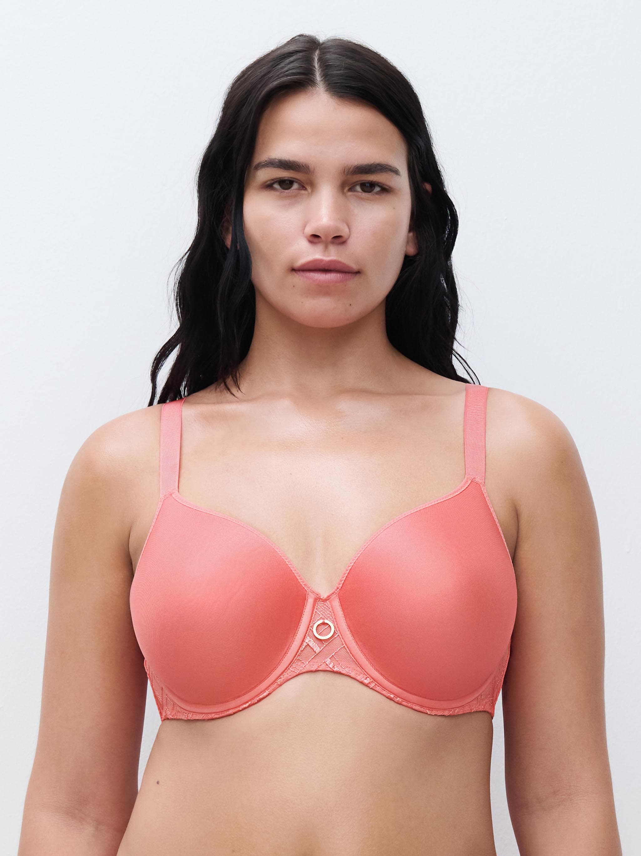 Soutien-gorge mémoire de forme emboîtant - Corail