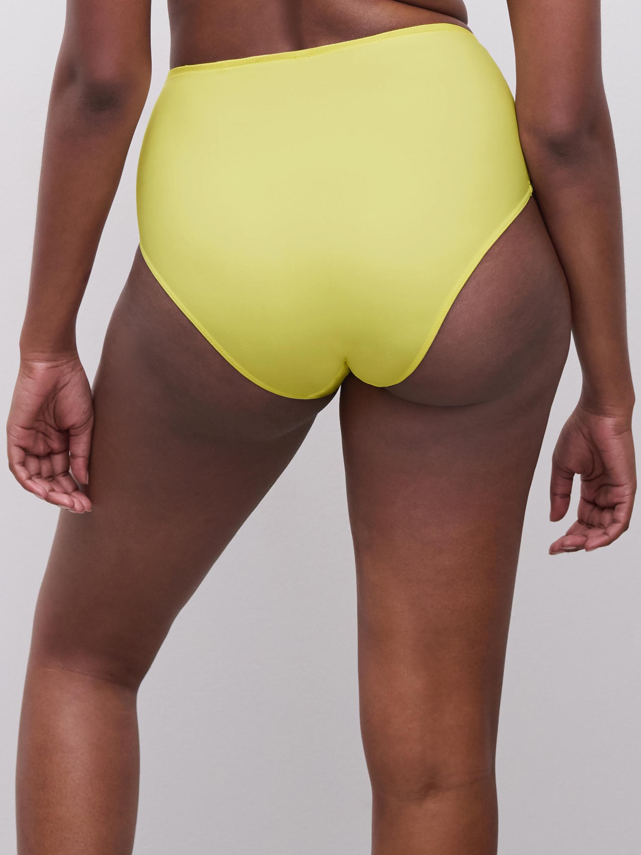 Culotte taille haute - Jaune citrus