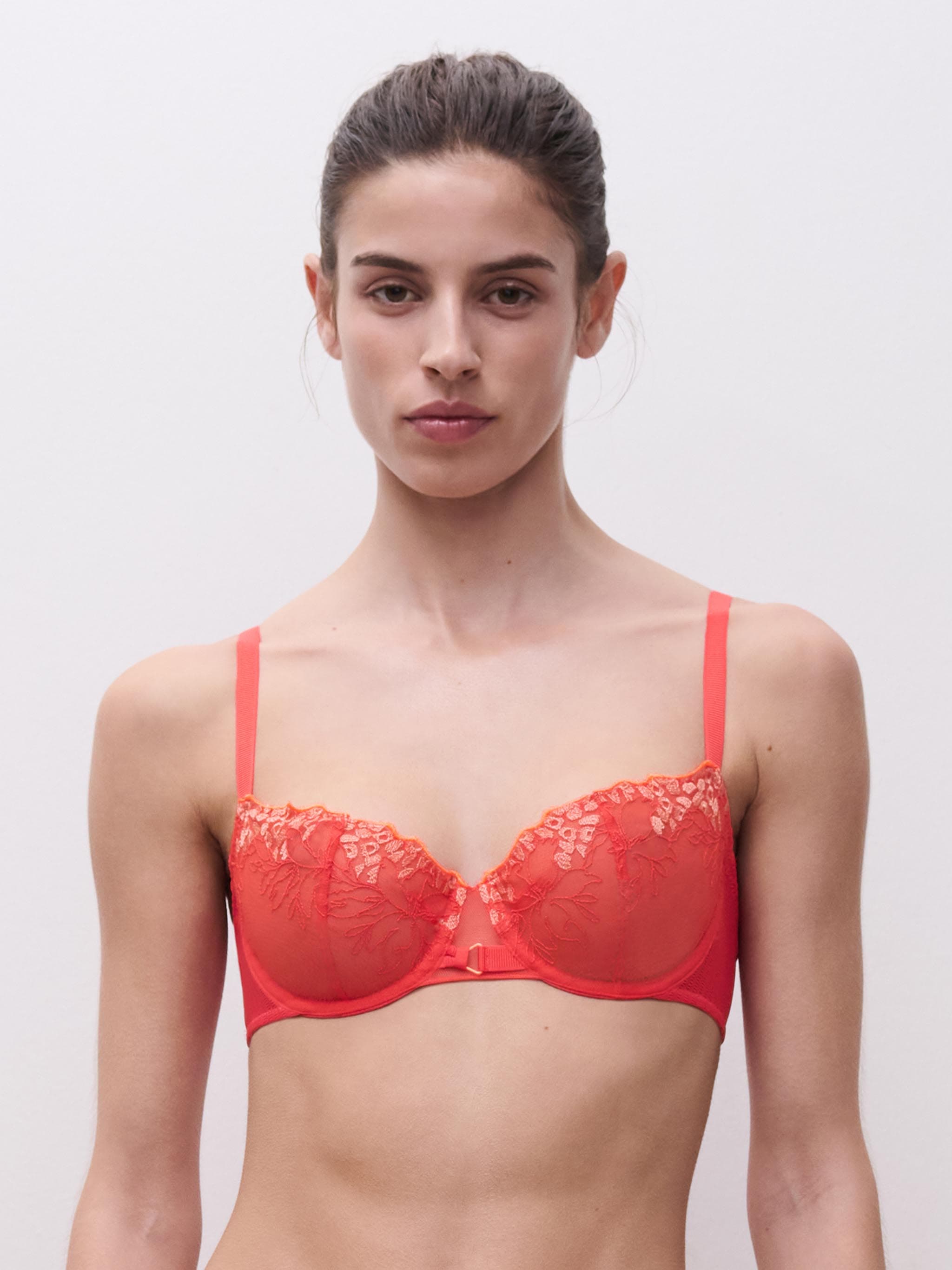 Soutien-gorge corbeille - Rouge cocktail
