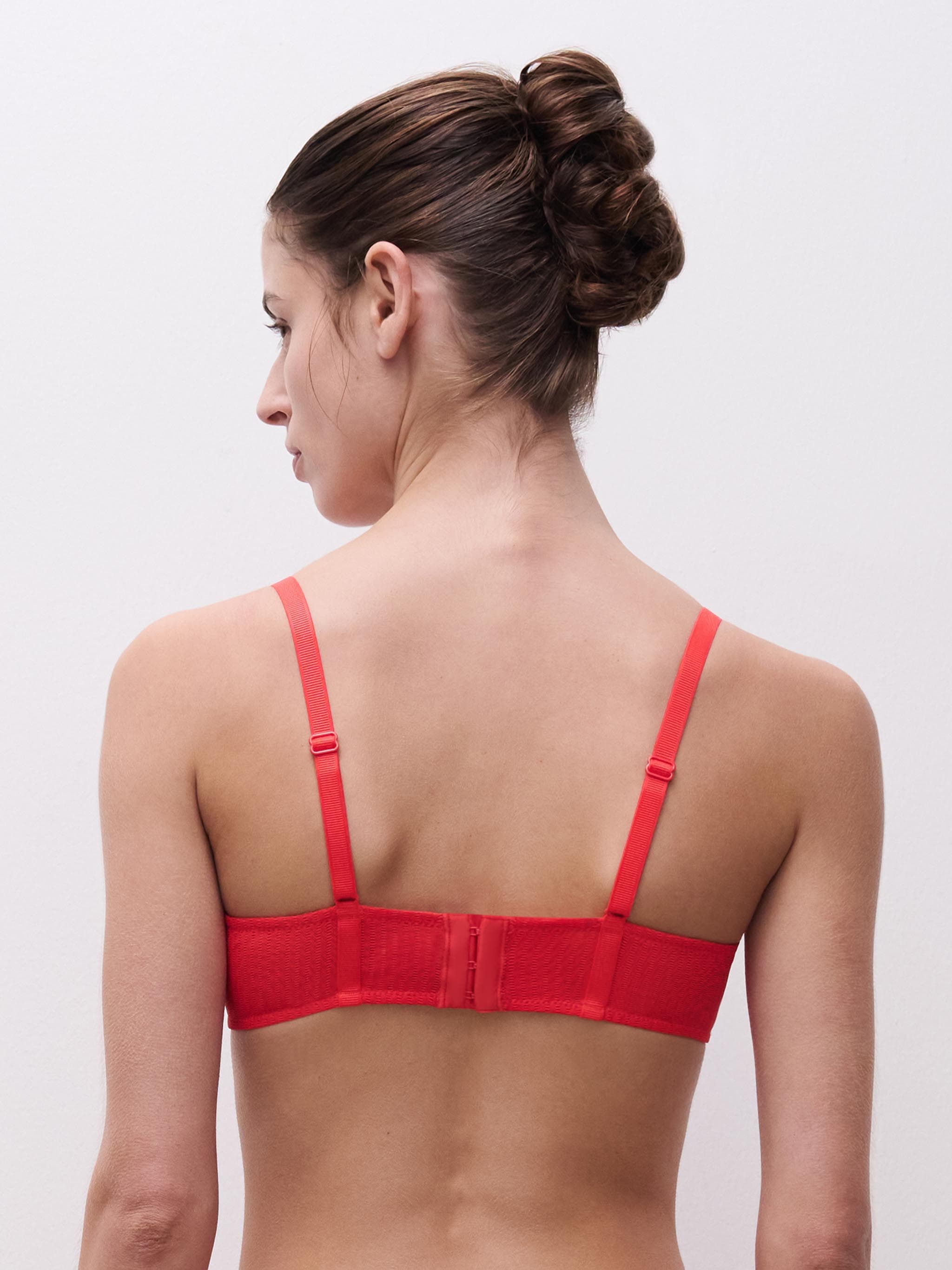 Soutien-gorge corbeille - Rouge cocktail