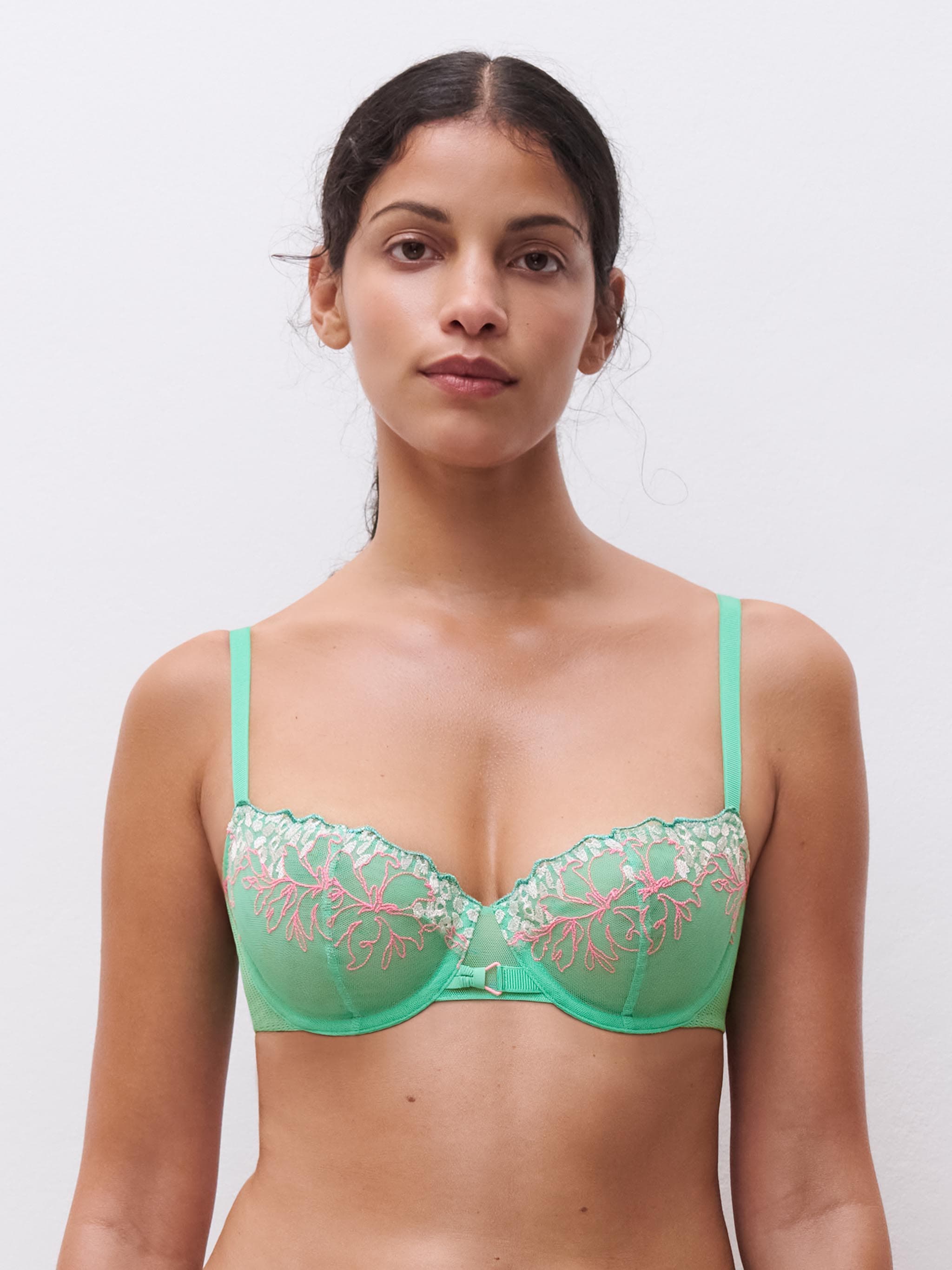 Soutien-gorge corbeille - Aqua Fluo
