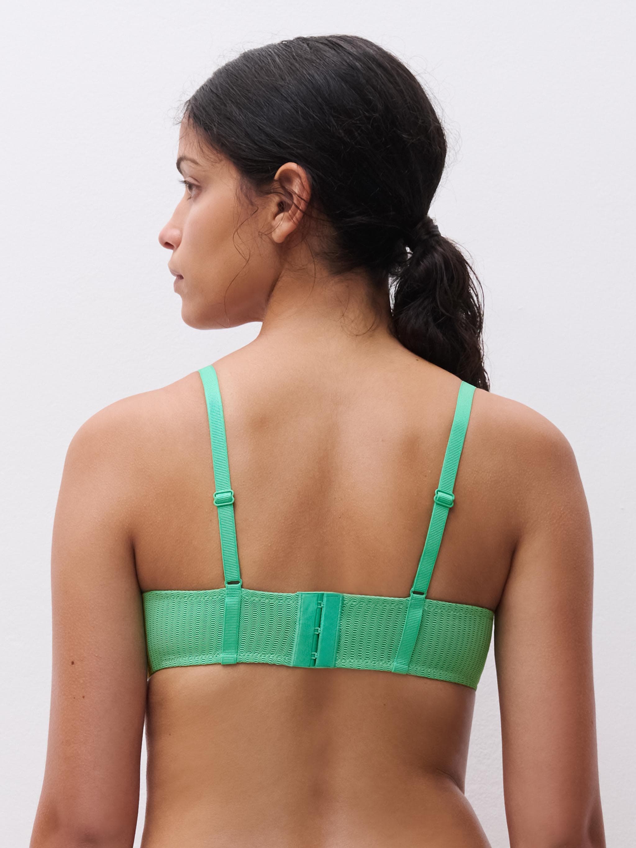 Soutien-gorge corbeille - Aqua Fluo
