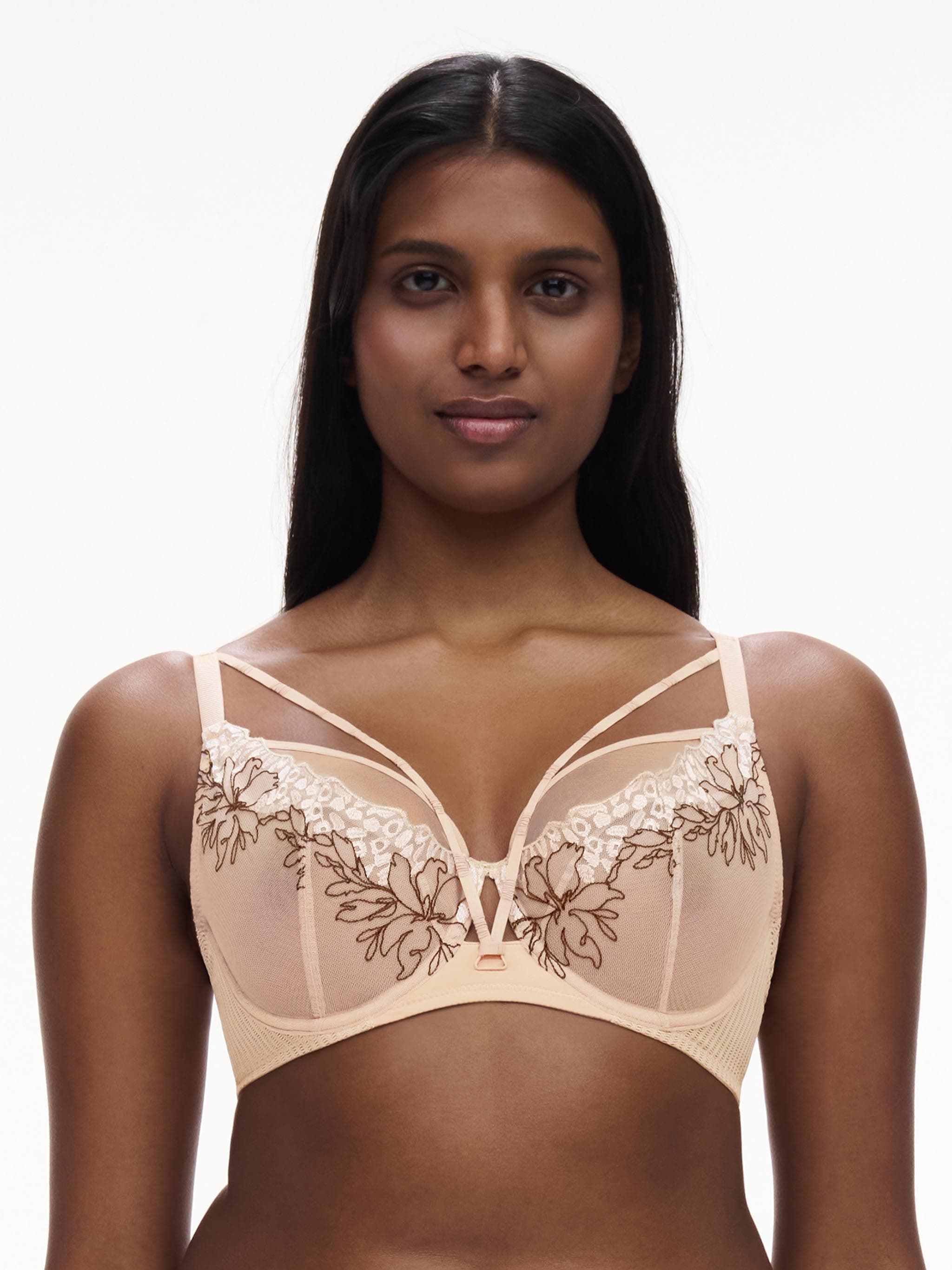 Soutien-gorge emboîtant - Beige / Noir