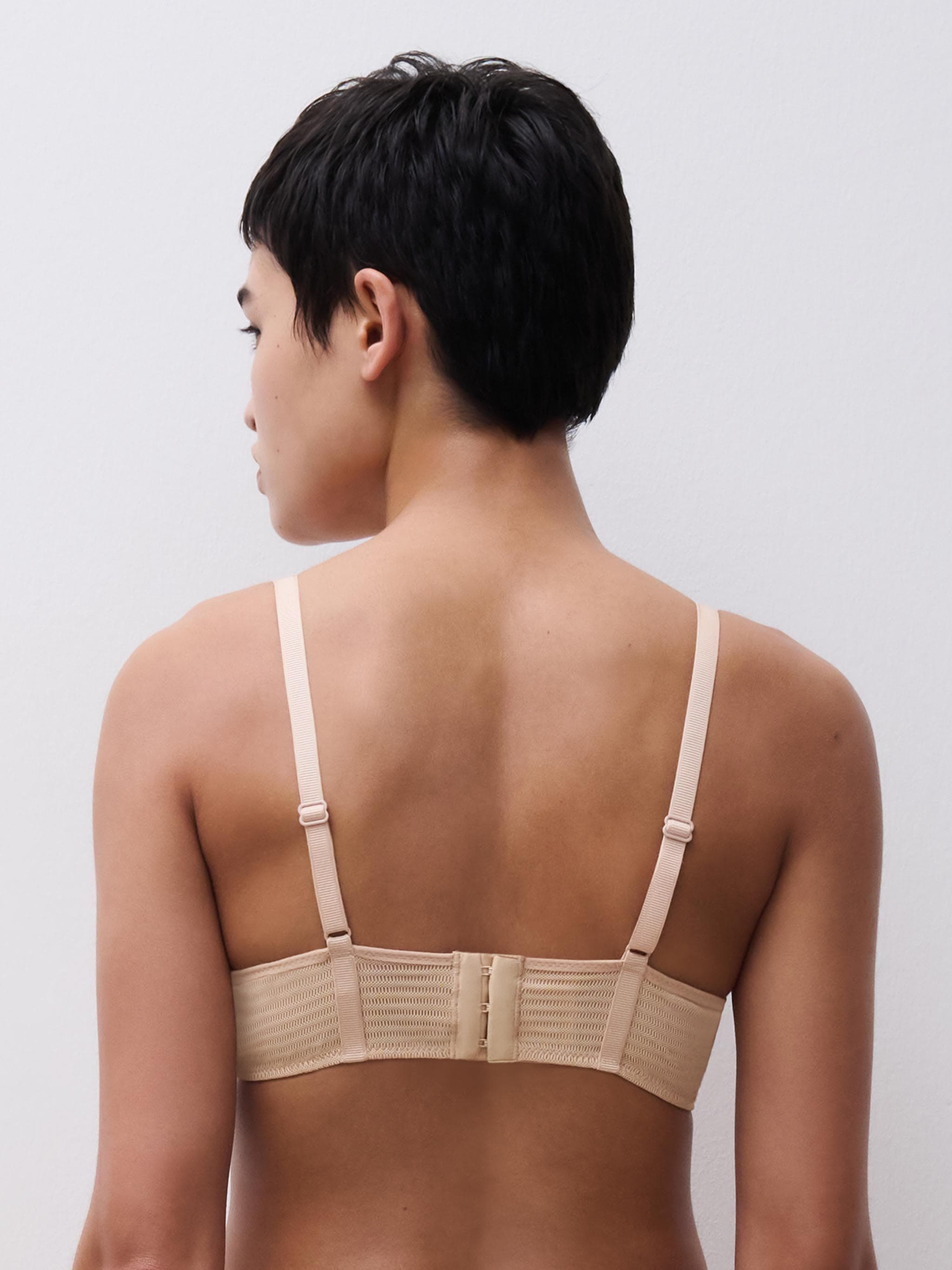 Soutien-gorge coques push-up - Beige / Noir