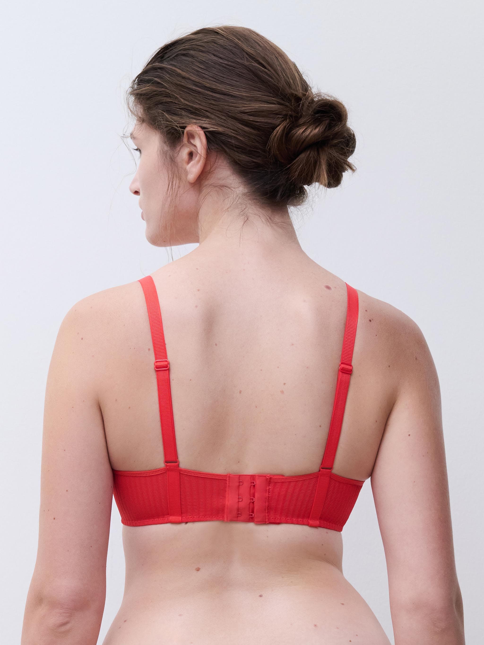 Soutien-gorge coques push-up - Rouge cocktail