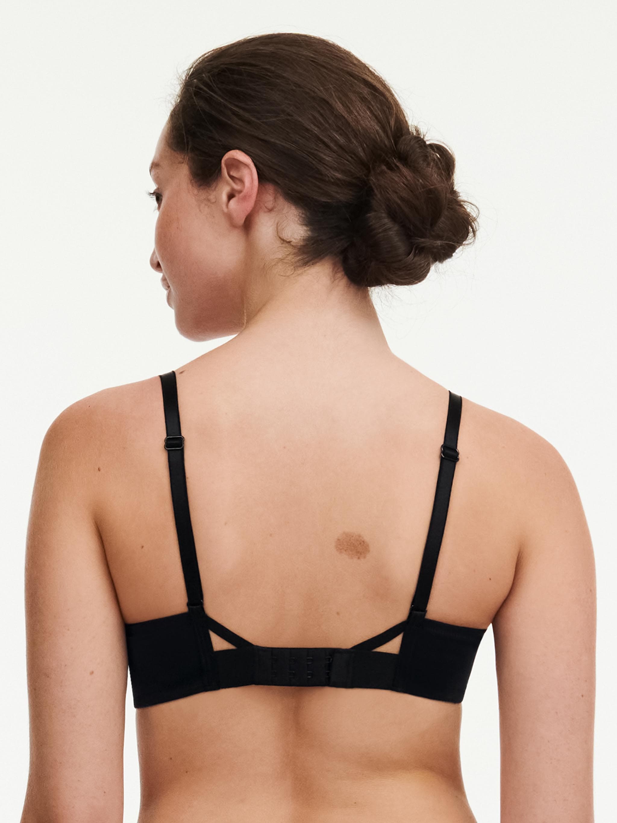 Soutien-gorge corbeille mousse - Noir / Beige doré