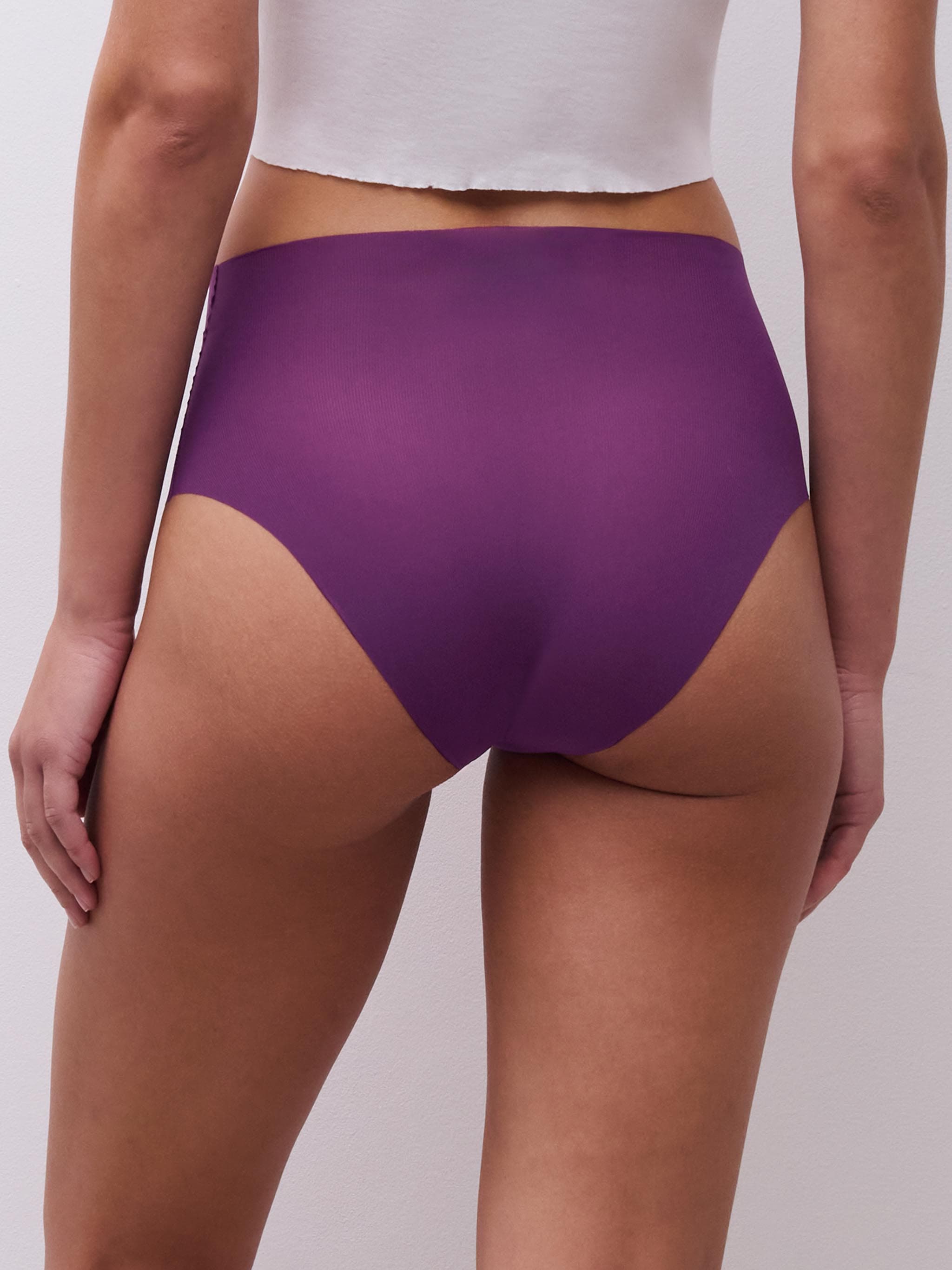 Culotte taille haute - Violet baie