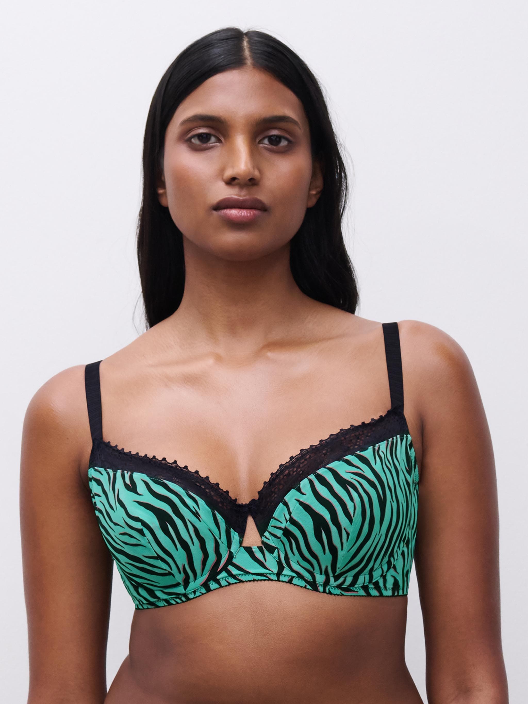 Soutien-gorge emboîtant - Zèbre emeraude