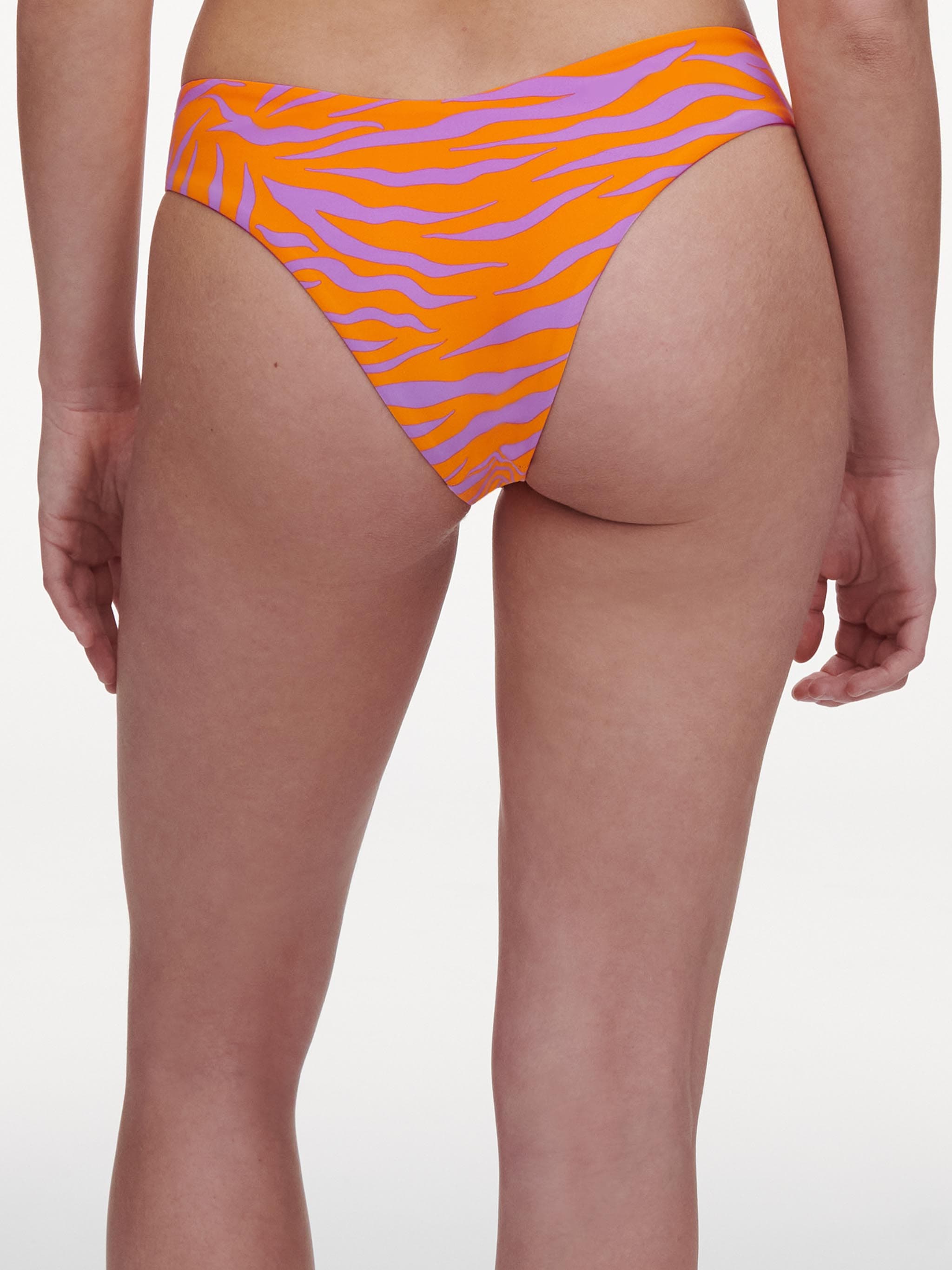 Tanga - Imprimé Zebre Orange/Mauve