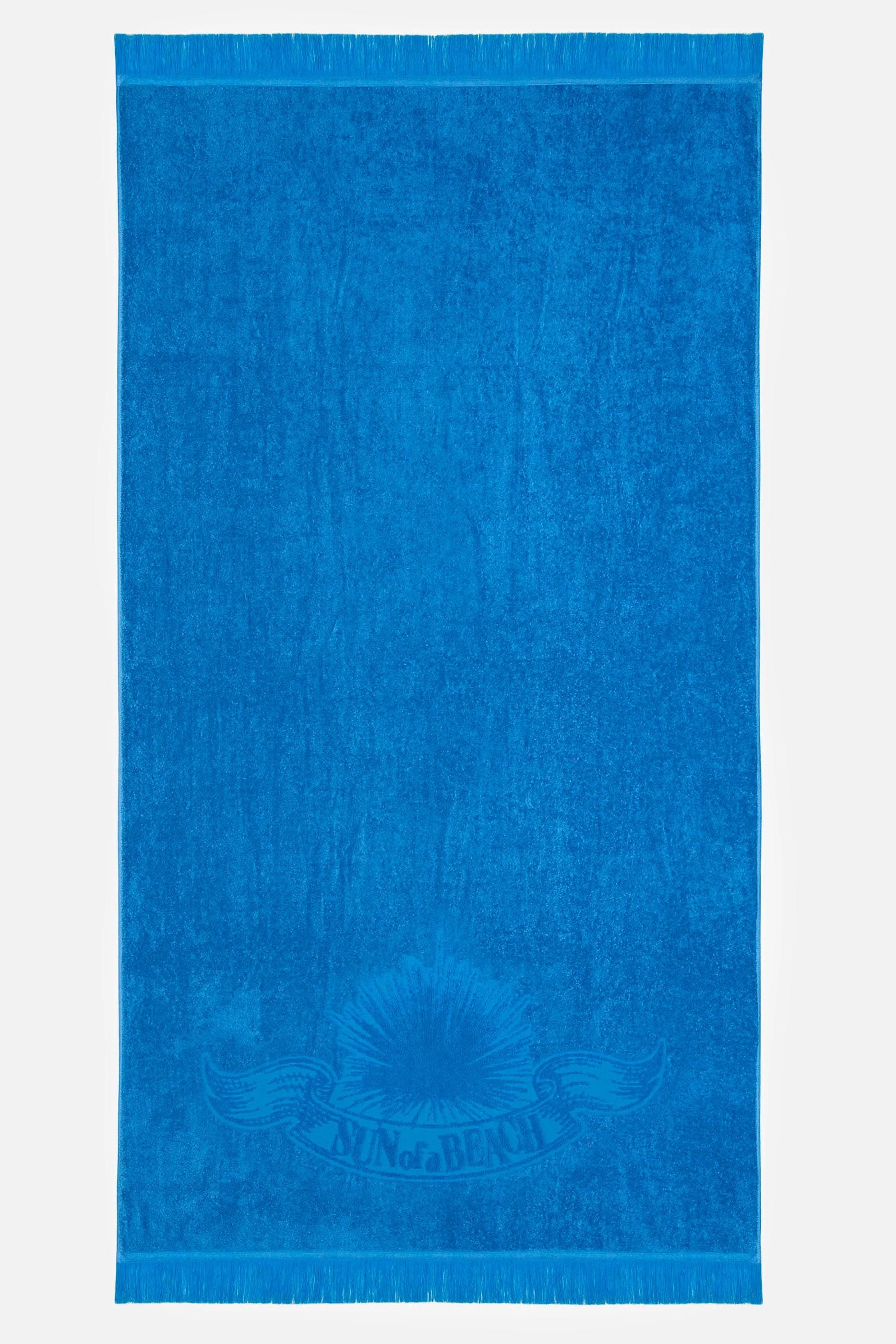 Serviette de plage monochrome - Cousteau
