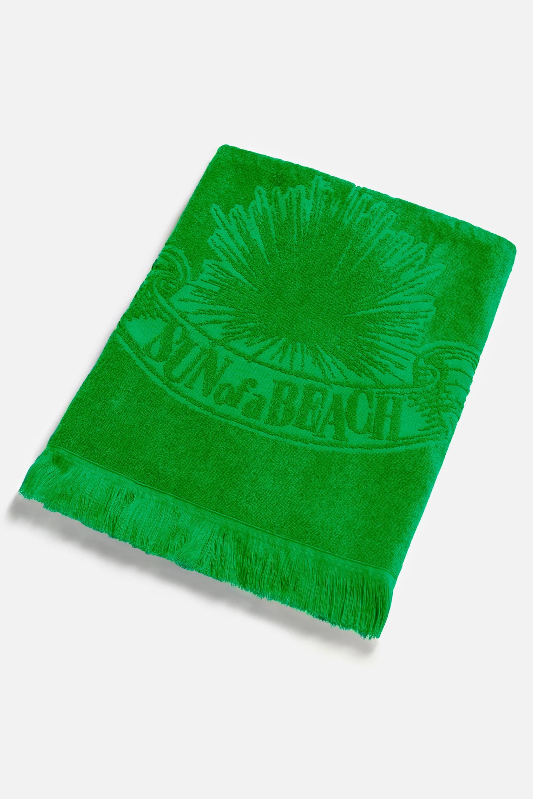 Serviette de plage monochrome - Wasabi