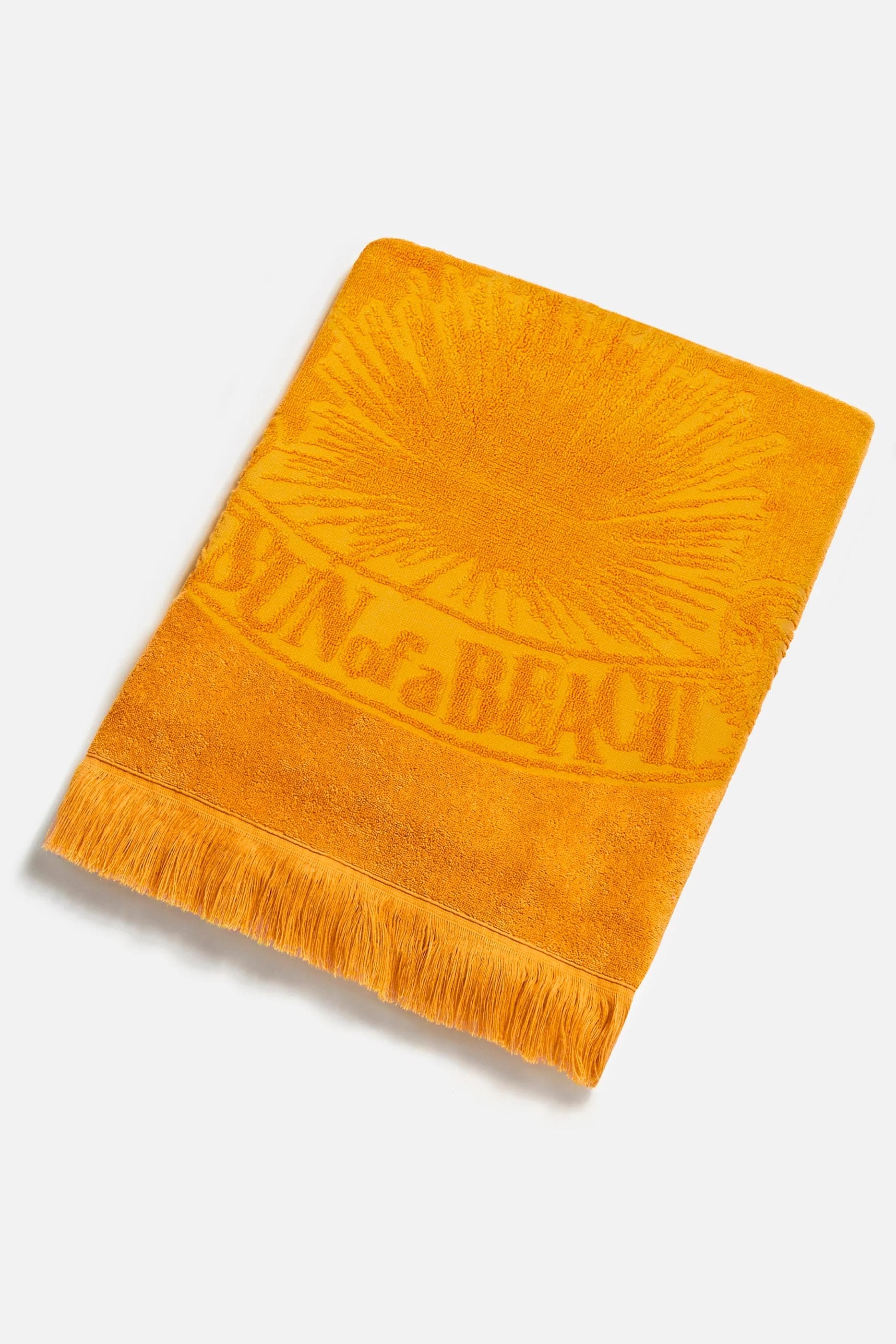 Serviette de plage monochrome - Tournesol