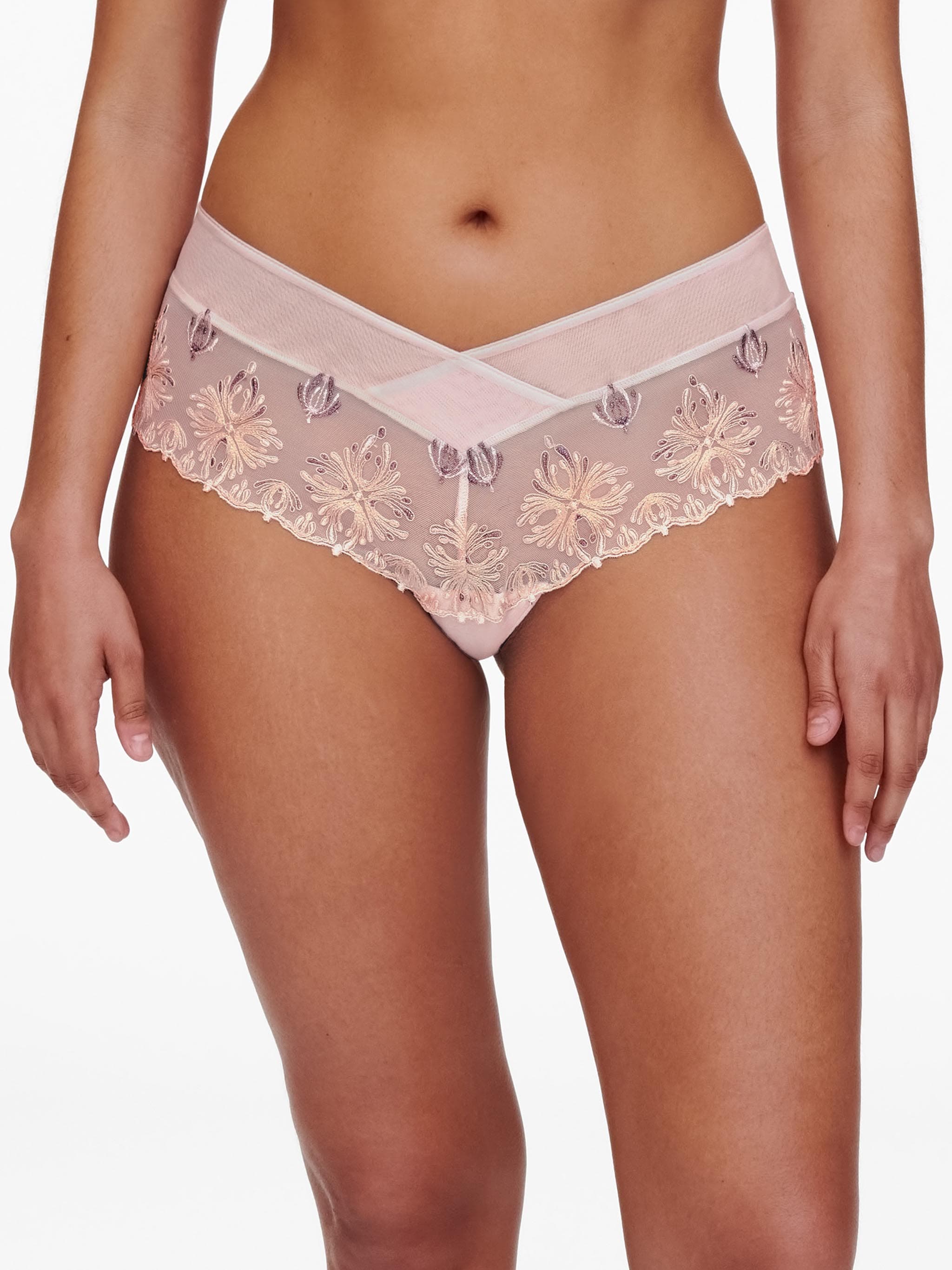 Shorty dégagé - Rose Nymphéa multico