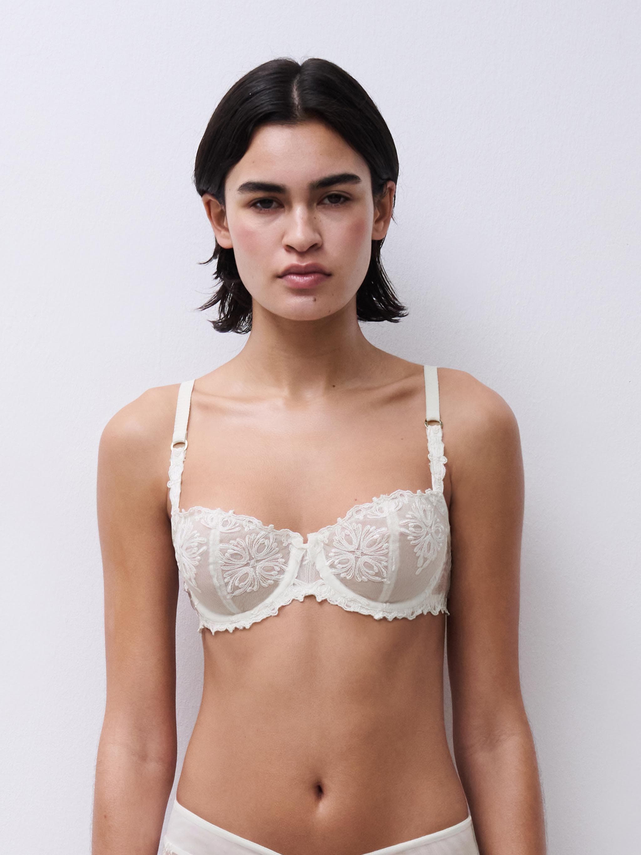 Soutien-gorge corbeille - Ivoire