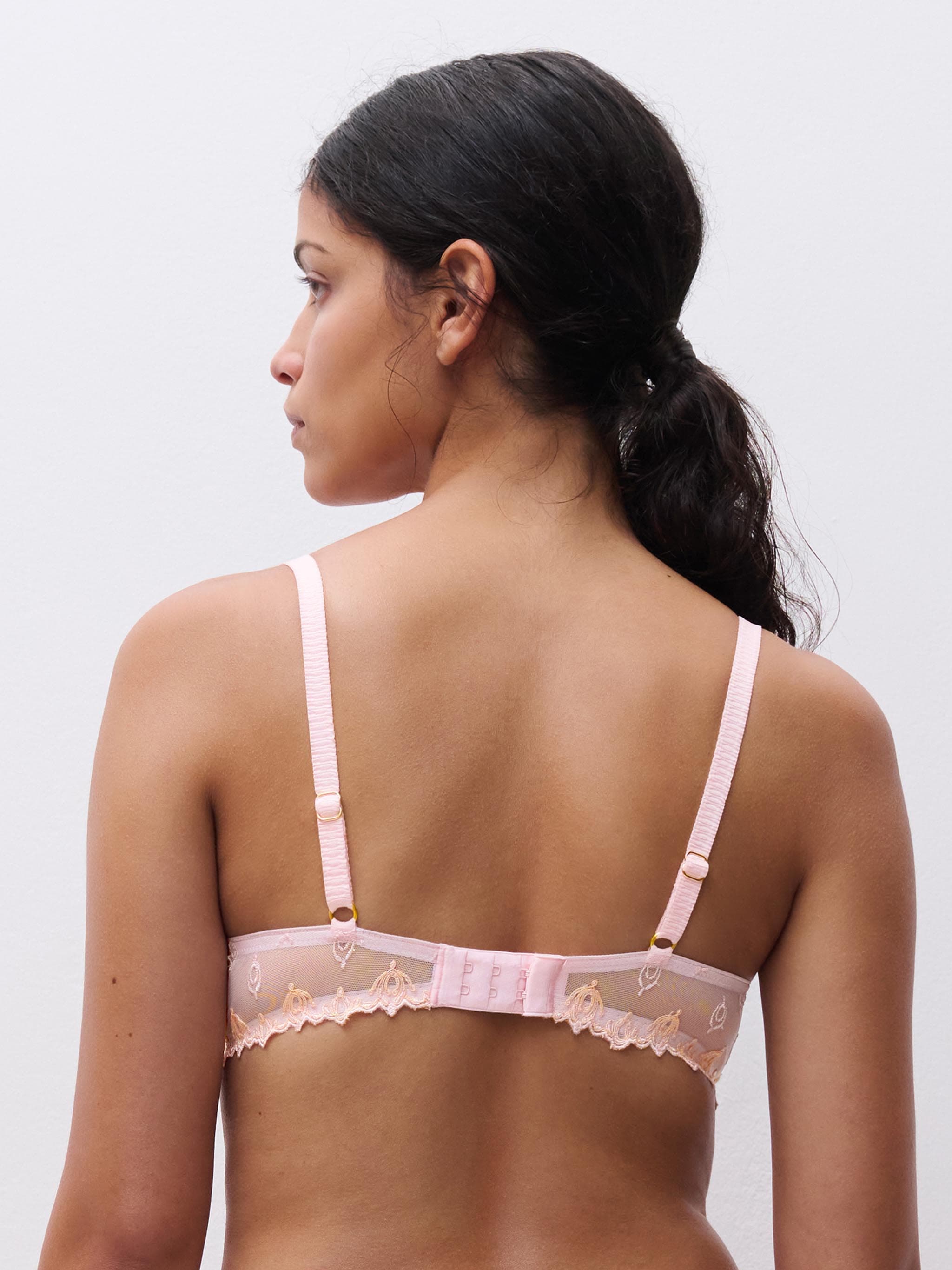 Soutien-gorge corbeille - Rose Nymphéa multico