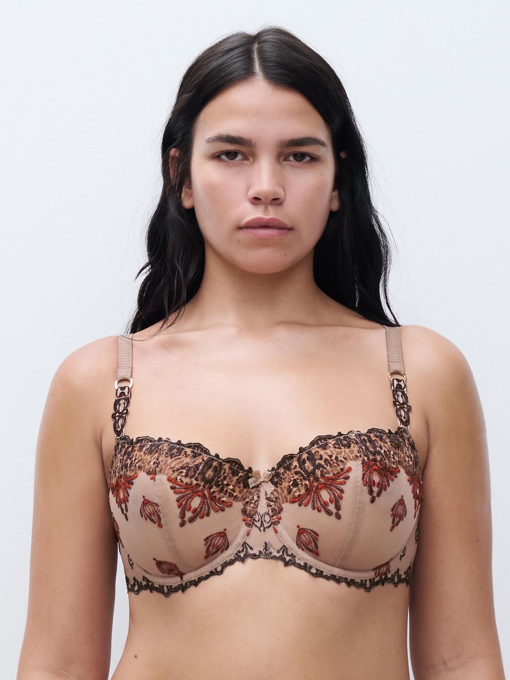 Soutien-gorge corbeille - Imprimé Félin